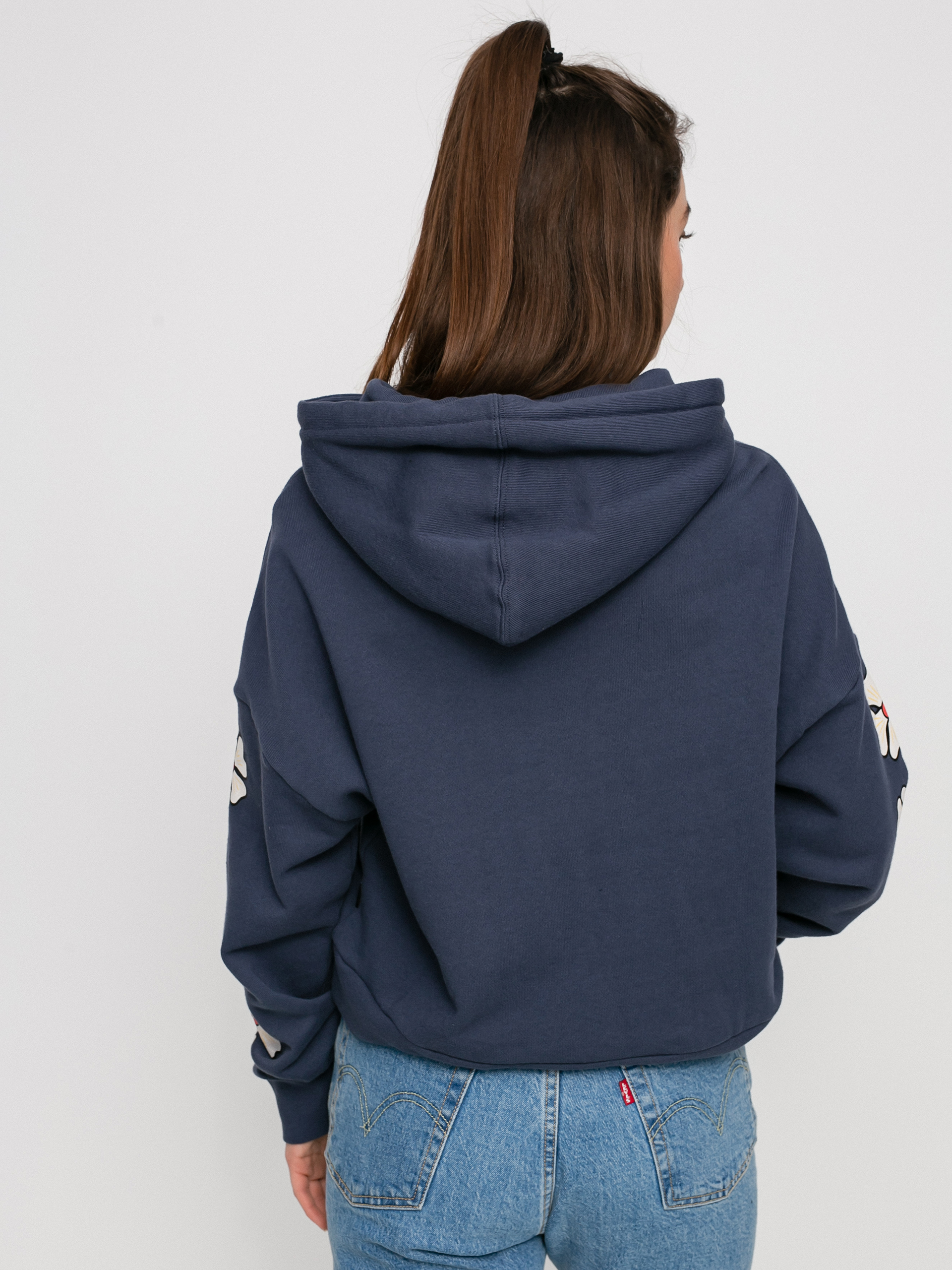 Bluza z kapturem RVCA Soft At Heart HD Wmn (moody blue)