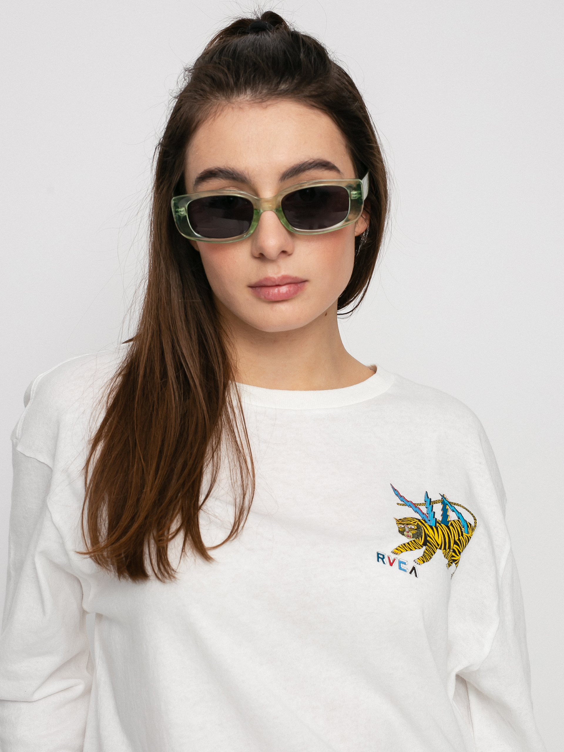 Longsleeve RVCA Leines Tiger Wmn (vintage white)