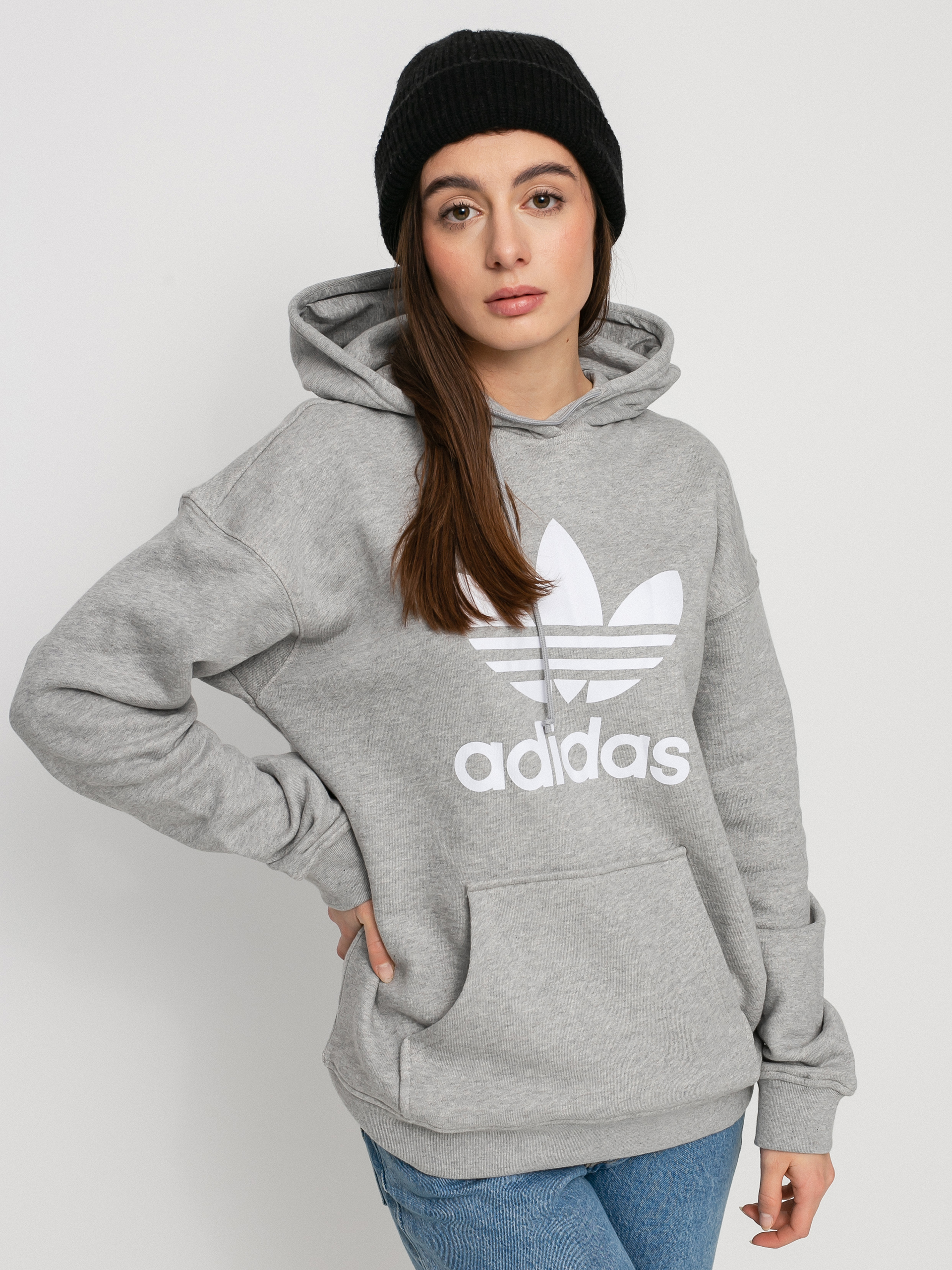 Bluza z kapturem adidas Originals Trf HD Wmn (medium grey heather)