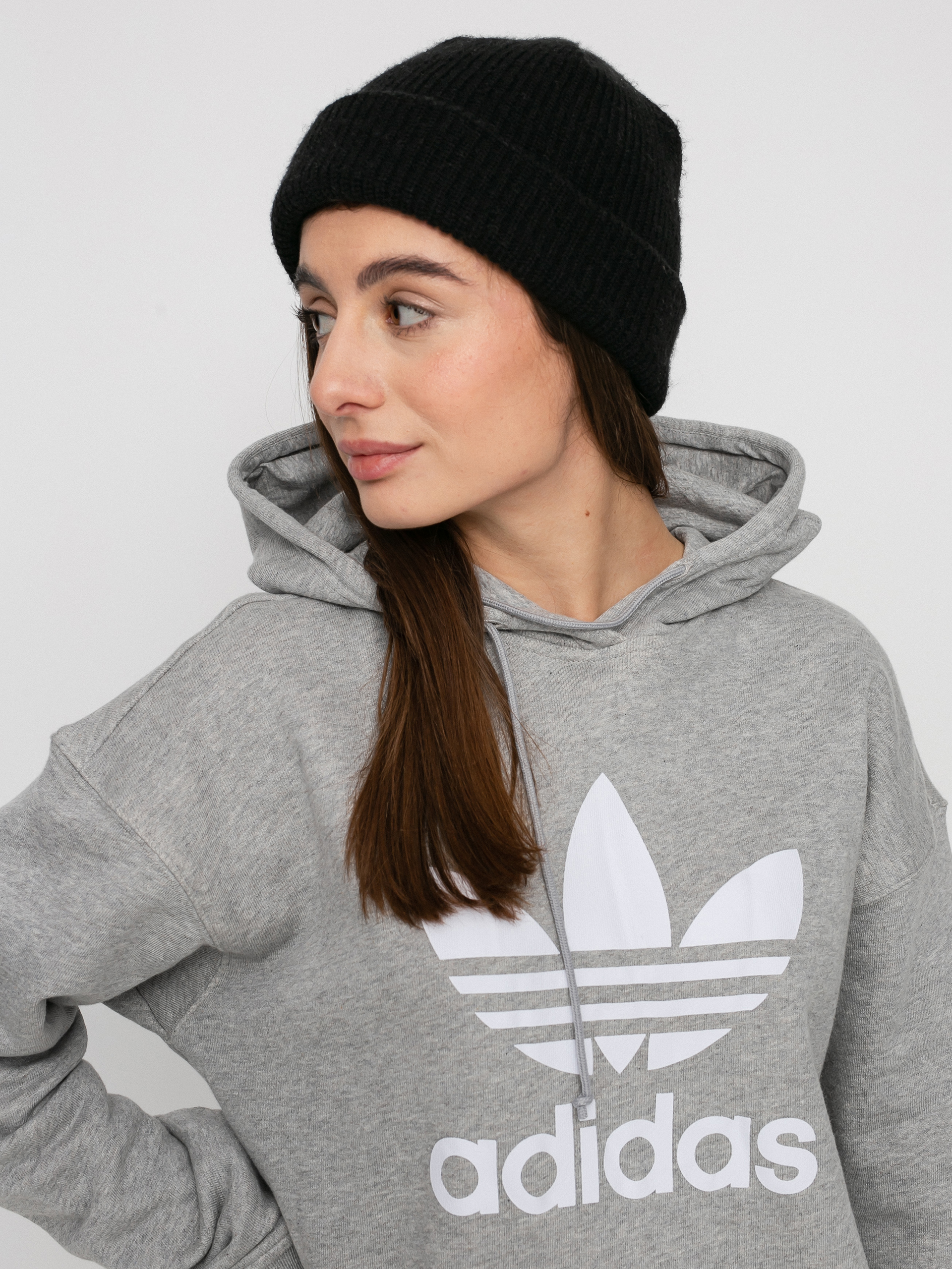 Bluza z kapturem adidas Originals Trf HD Wmn (medium grey heather)