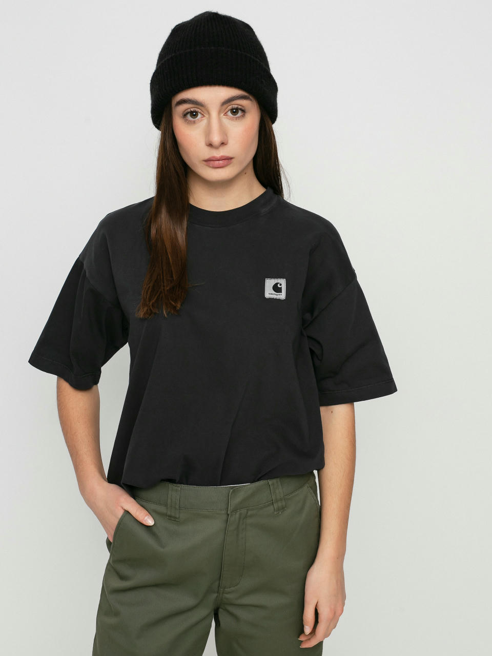 T-shirt Carhartt WIP Nelson Wmn (black)