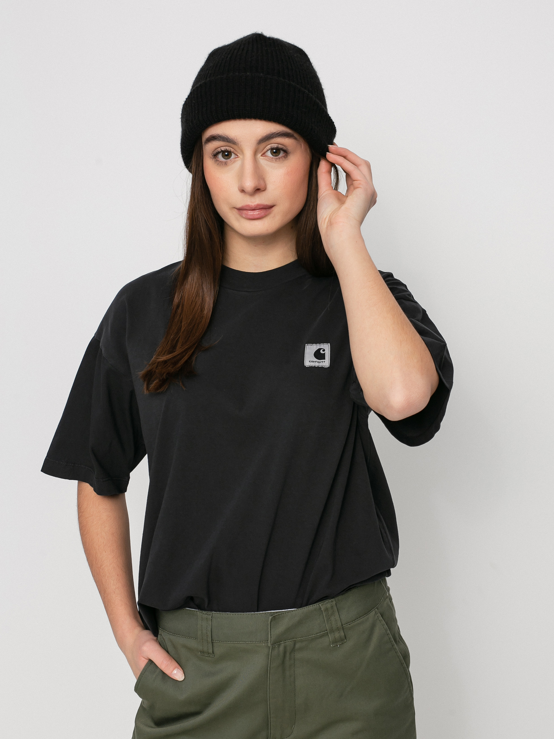 T-shirt Carhartt WIP Nelson Wmn (black)