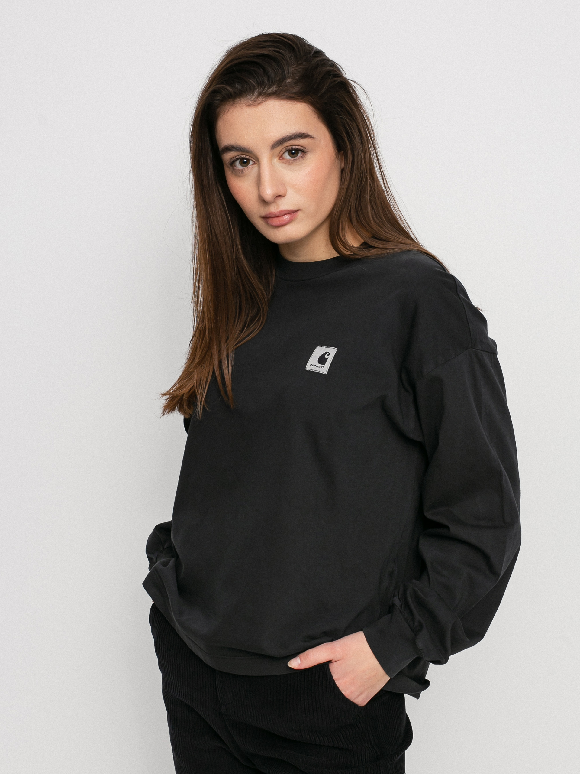 Longsleeve Carhartt WIP Nelson Wmn (black)