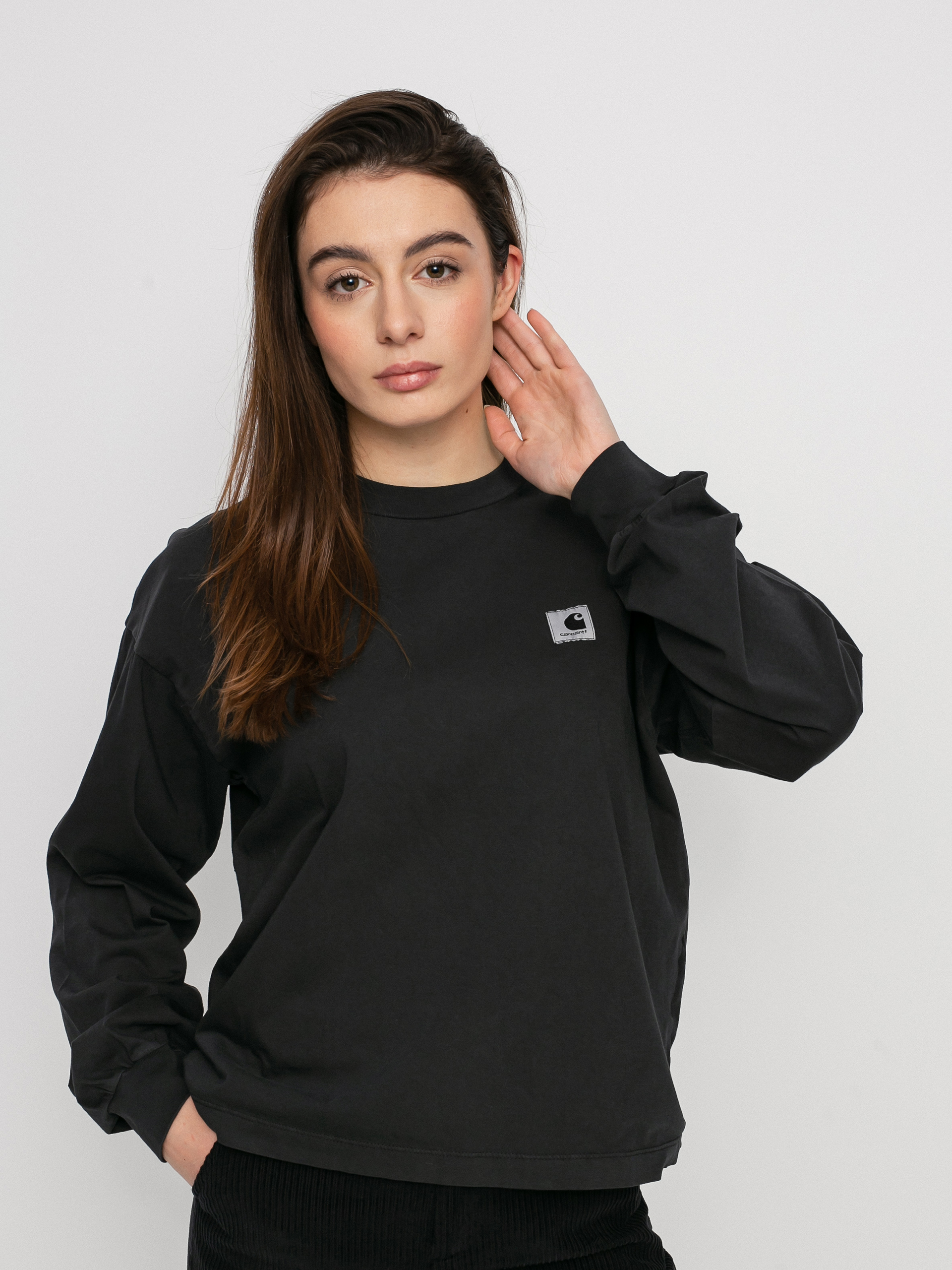 Longsleeve Carhartt WIP Nelson Wmn (black)