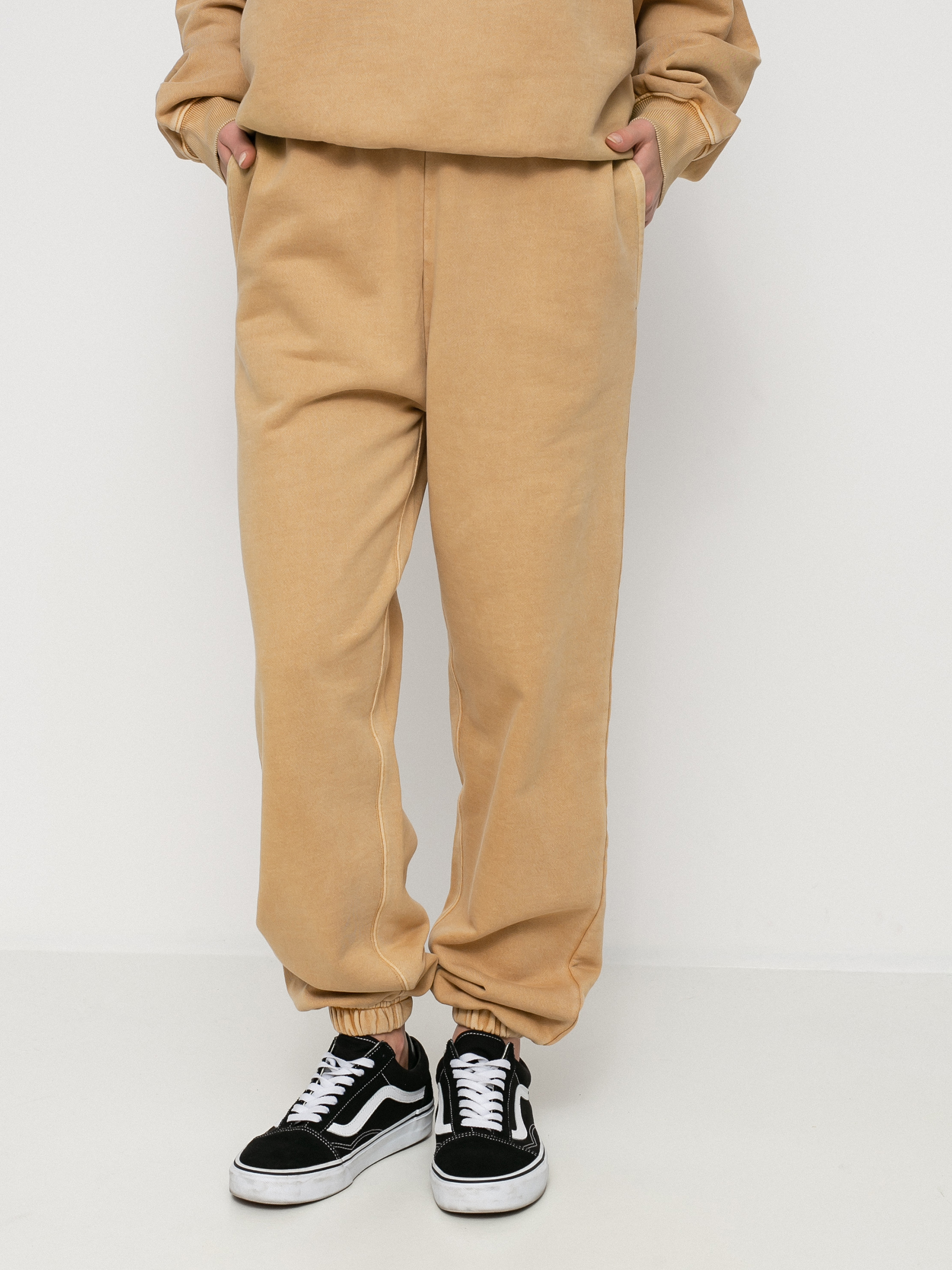 Spodnie Carhartt WIP Nelson Wmn (dusty h brown)