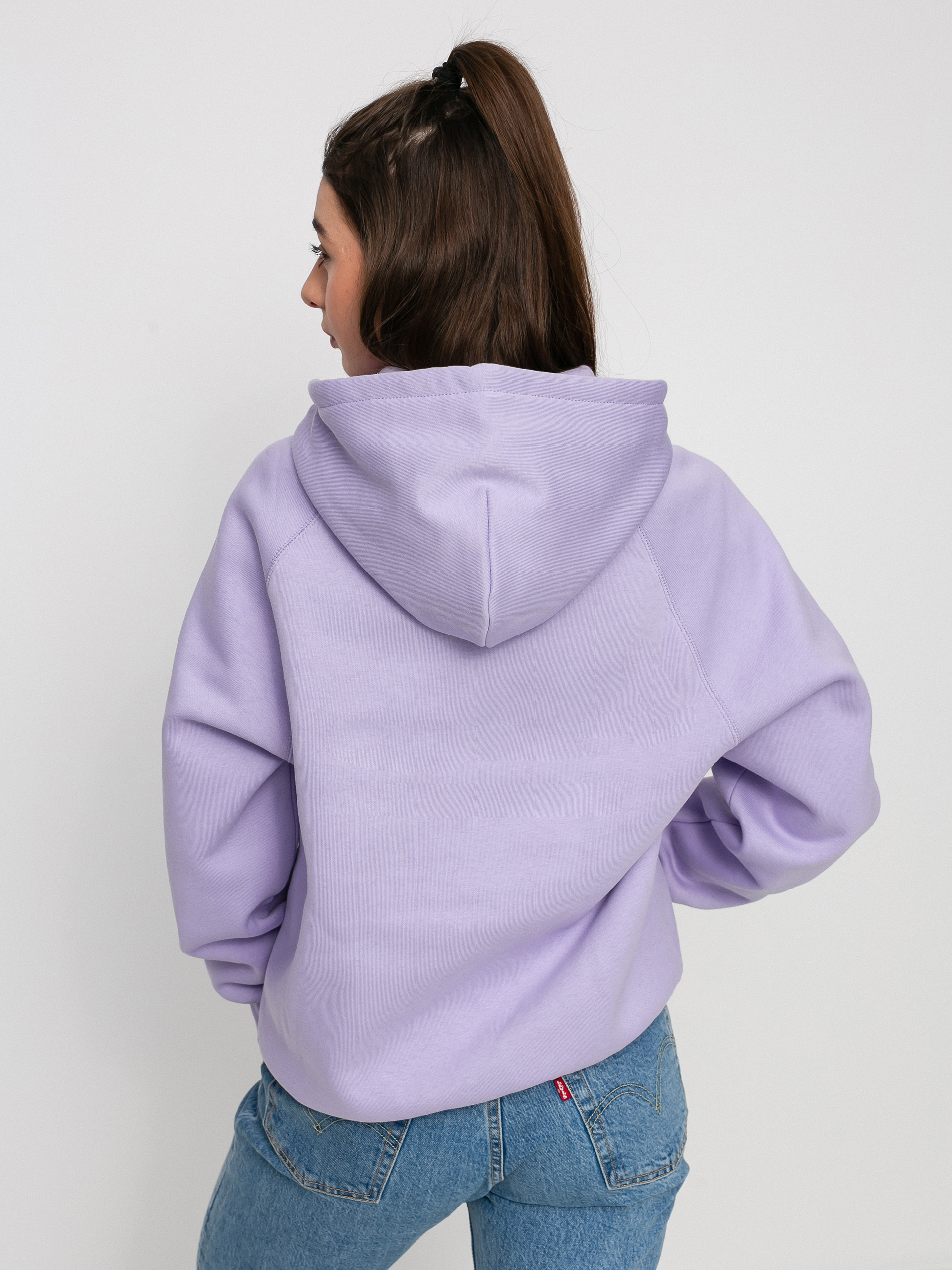Bluza z kapturem Carhartt WIP Chase HD Wmn (soft lavender/gold)
