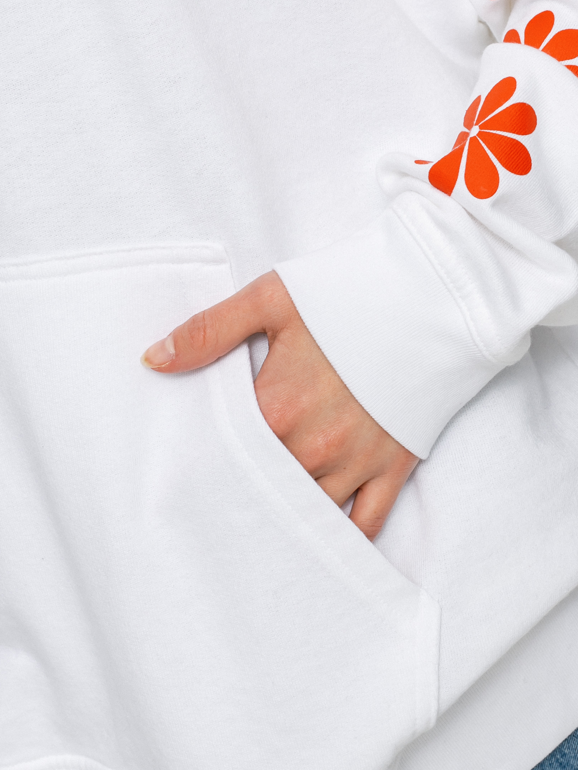 Bluza z kapturem Levi's® Graphic Rider HD Wmn (daisy chest hit white)