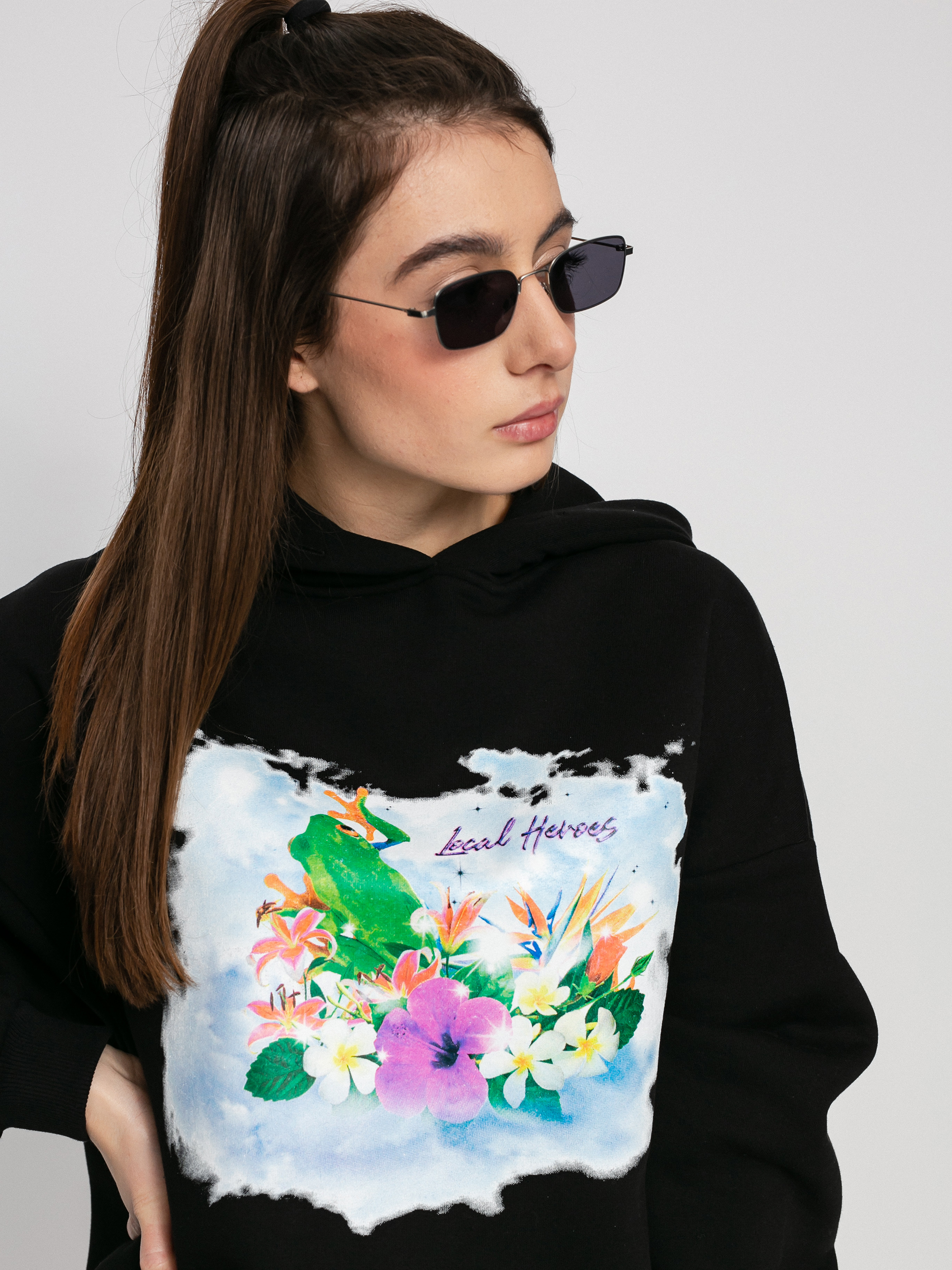 Bluza z kapturem Local Heroes Lost In Paradise HD Wmn (black)