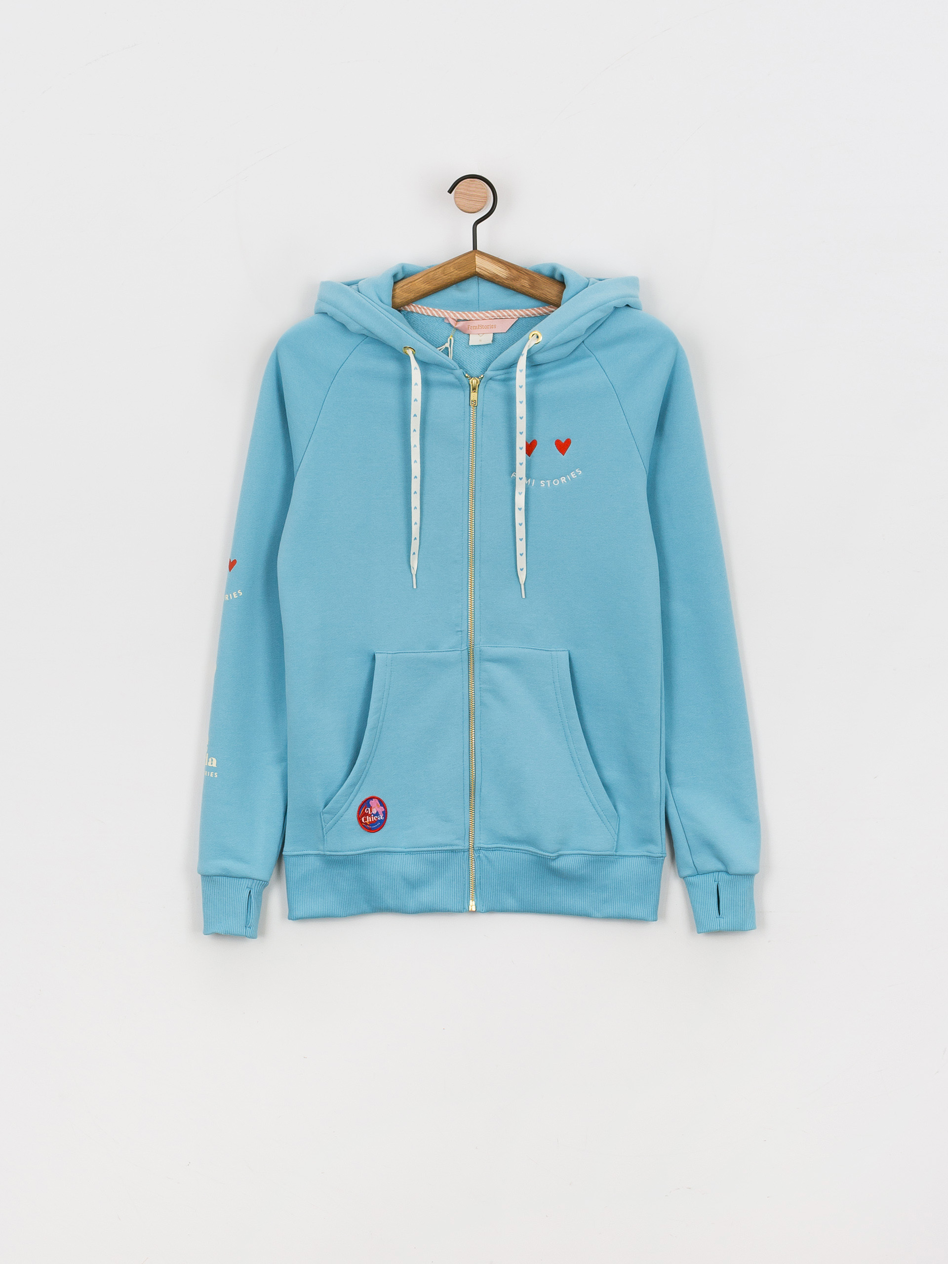 Bluza z kapturem Femi Stories Harun ZHD Wmn (lblu)