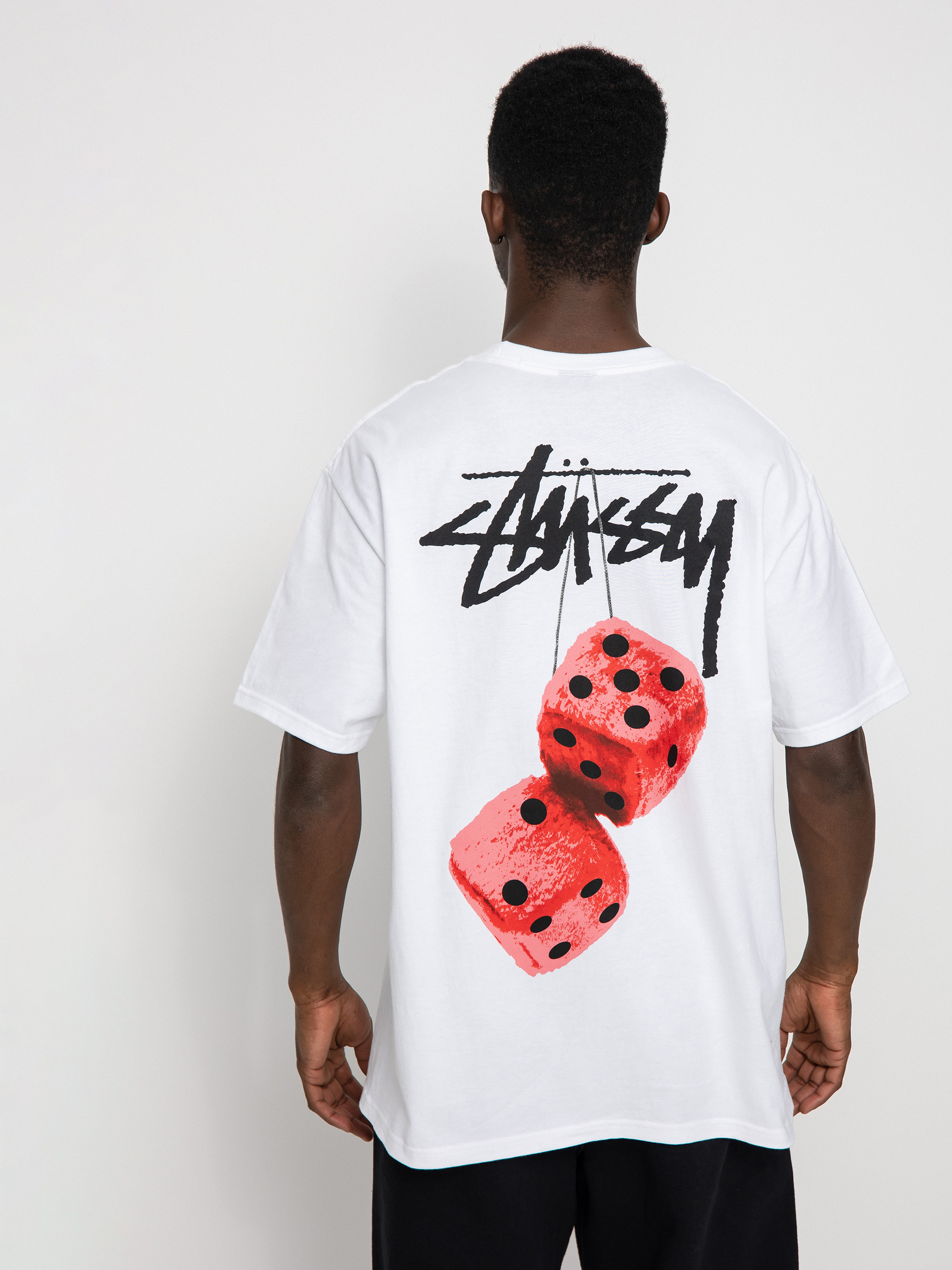 【Stussy】◆Fuzzy Dice T-Shirt White◆大人気・関税込◆ Stussy Fuzzy Dice Tee White メンズ