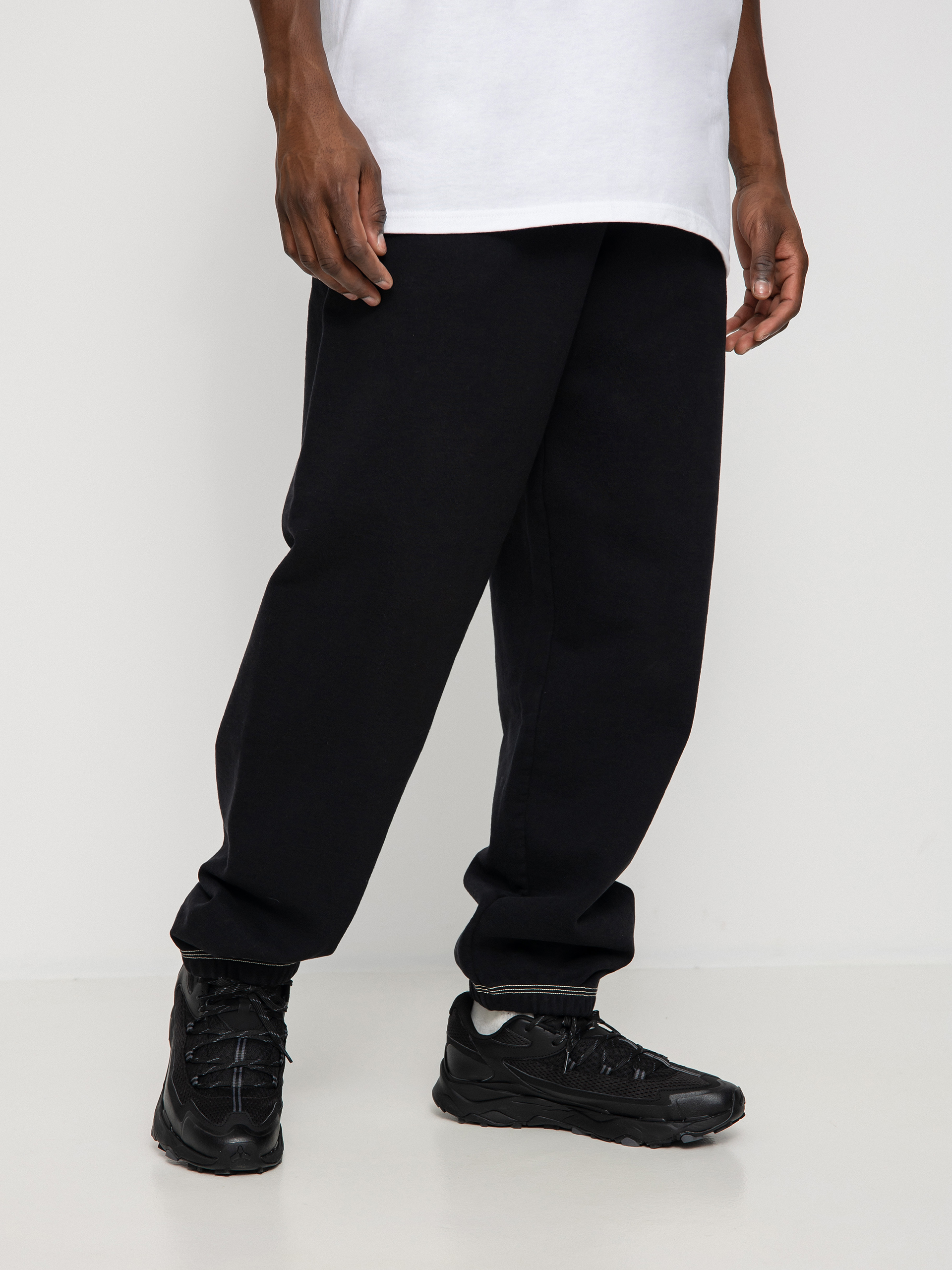 Spodnie Stussy Contrast Stitch Label (black)