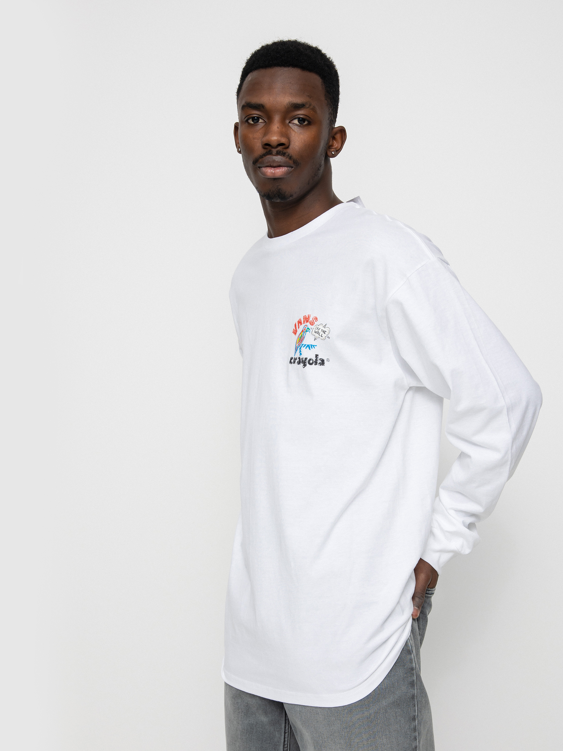Longsleeve Vans X Crayola Mail Doodle (white)