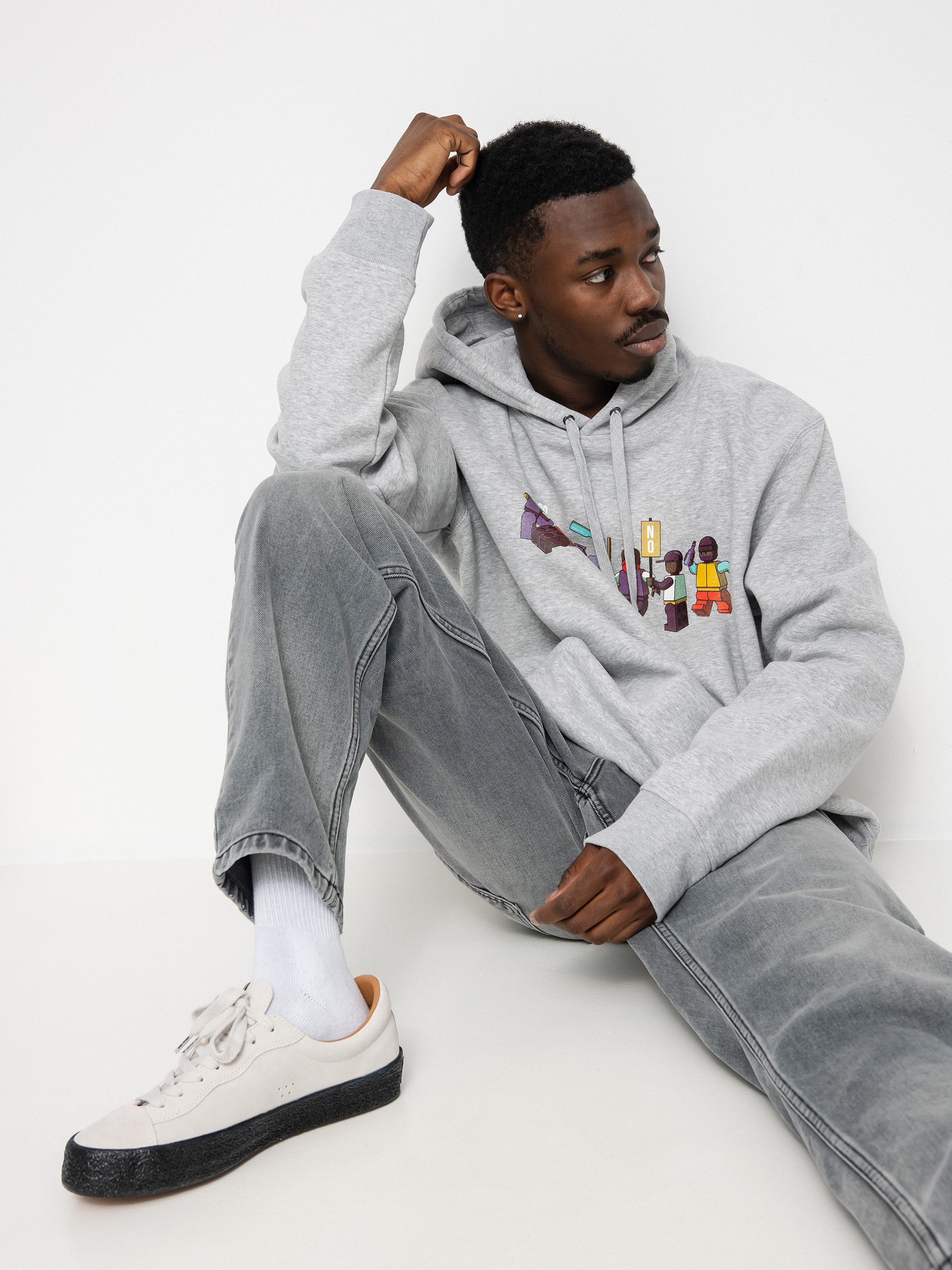 Bluza z kapturem Malita Lego (heather grey)