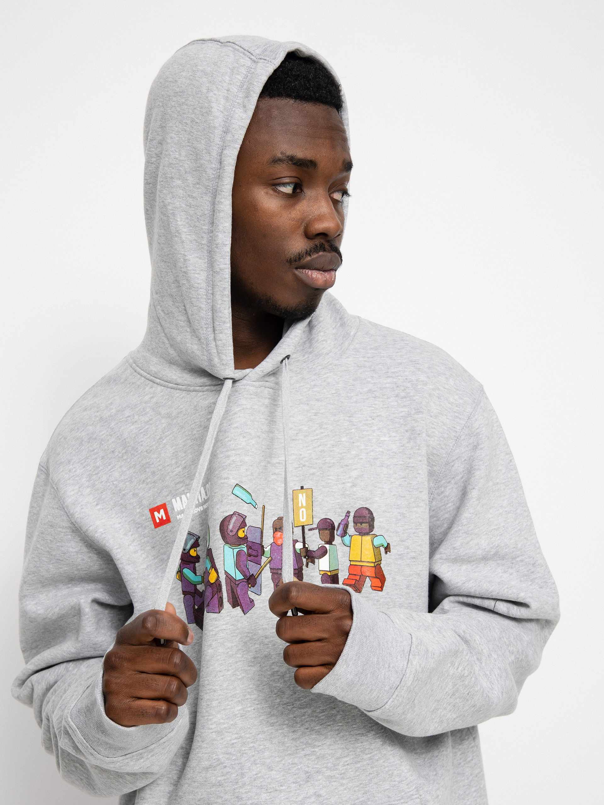 Bluza z kapturem Malita Lego (heather grey)