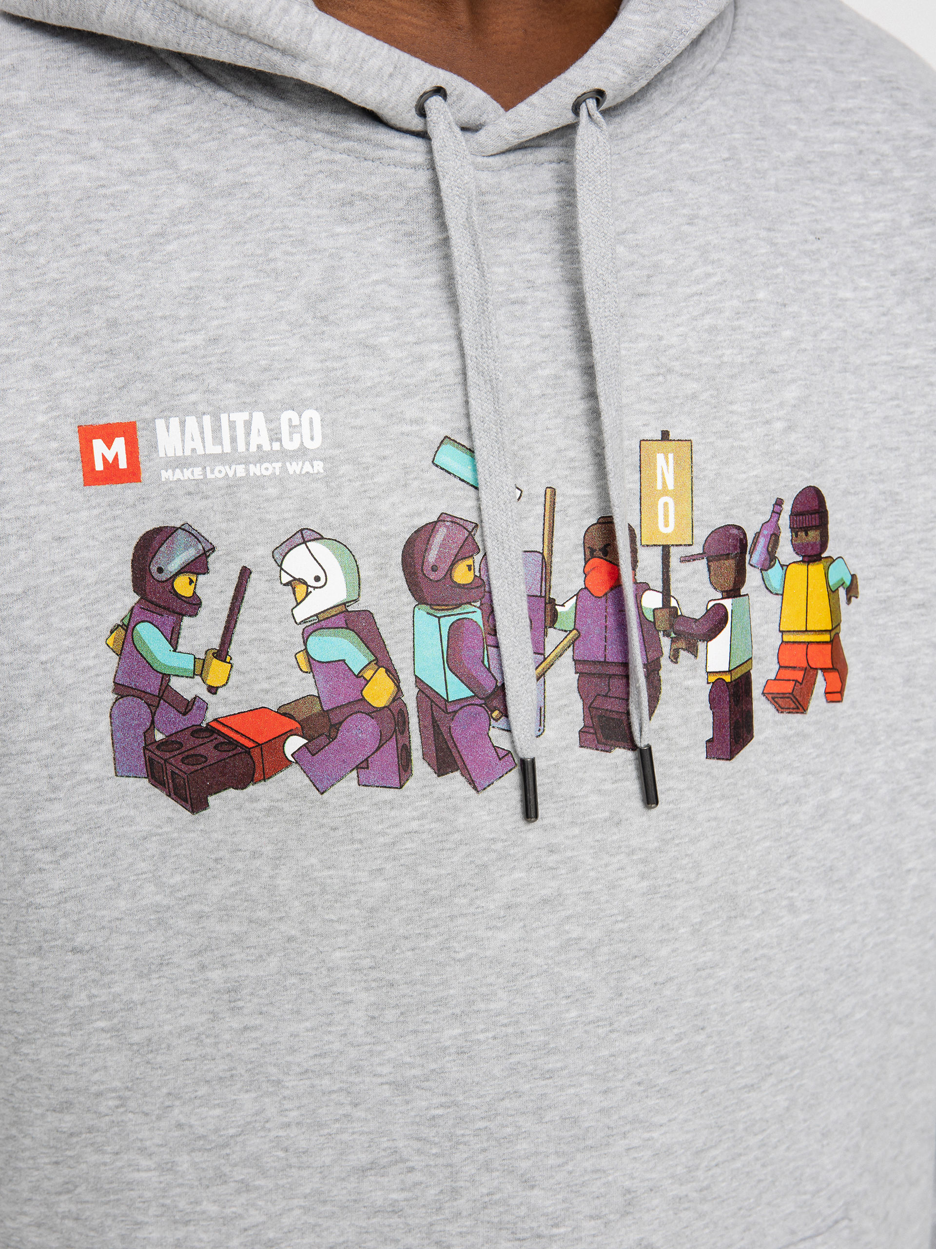 Bluza z kapturem Malita Lego (heather grey)