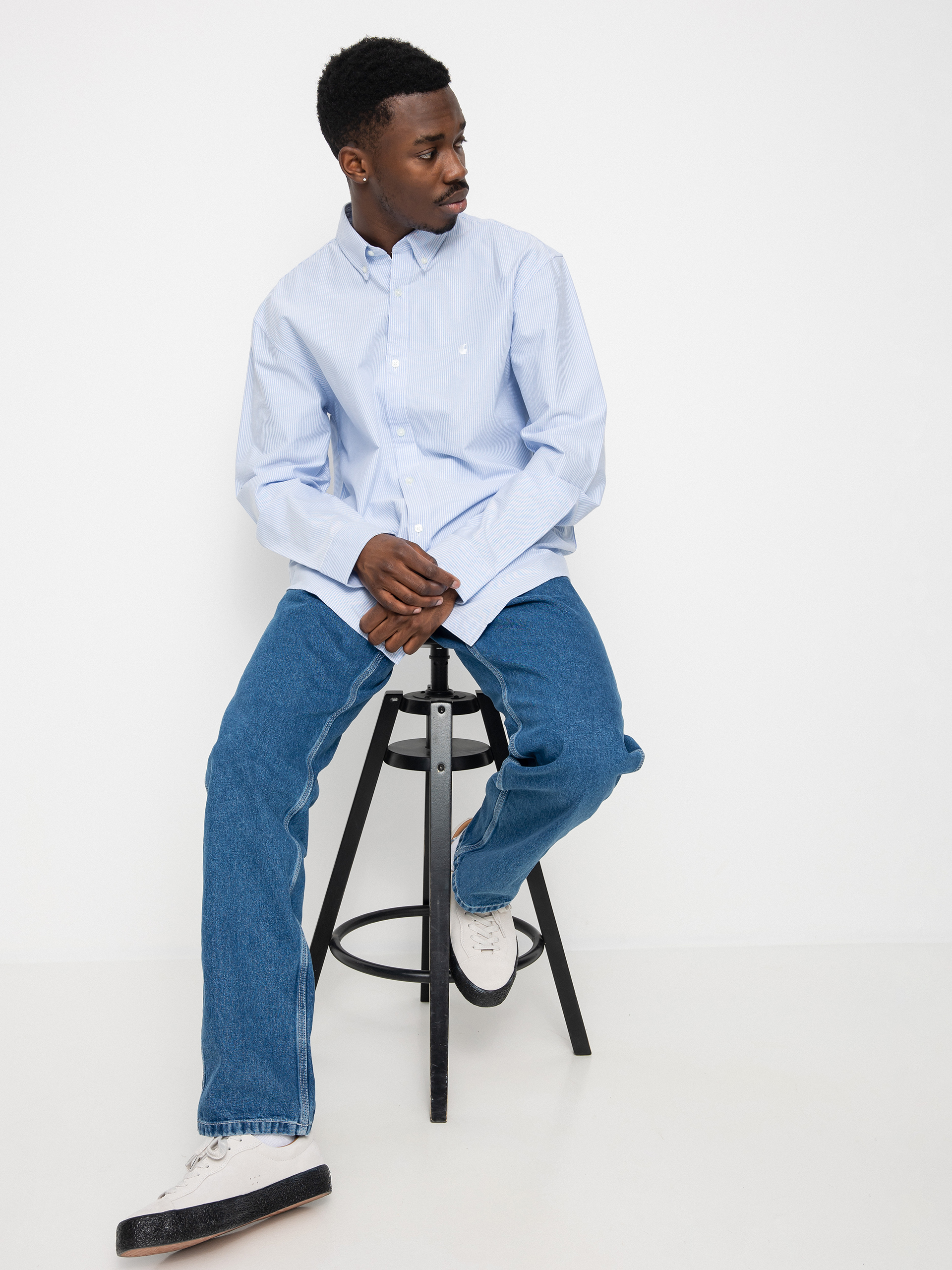 Koszula Carhartt WIP Duffield (duffield stripe/bleach/white)