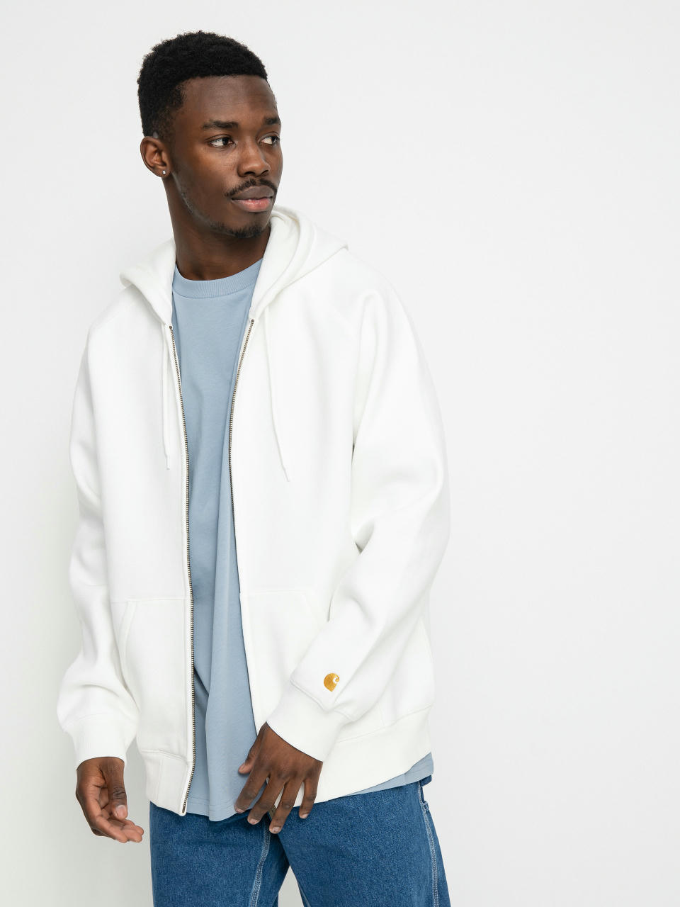 Bluza z kapturem Carhartt WIP Hooded Chase Jacket (wax/gold)