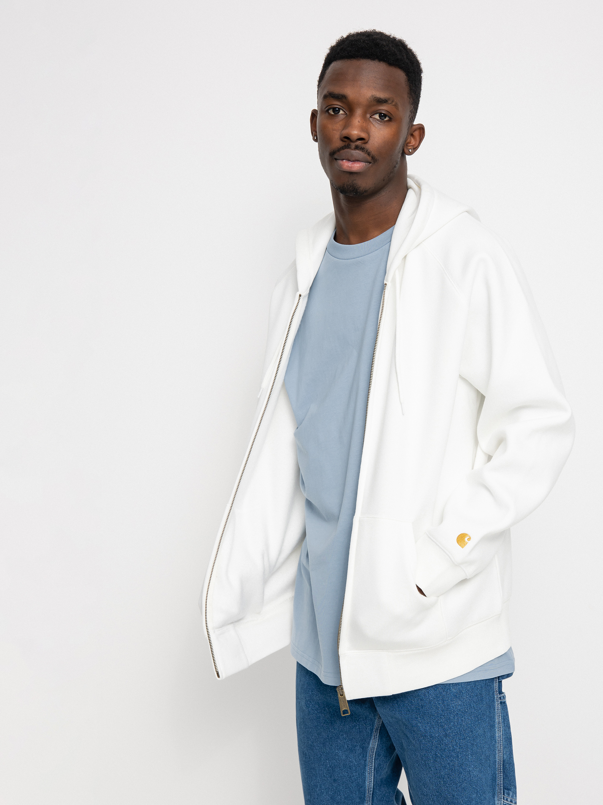 Bluza z kapturem Carhartt WIP Hooded Chase Jacket (wax/gold)