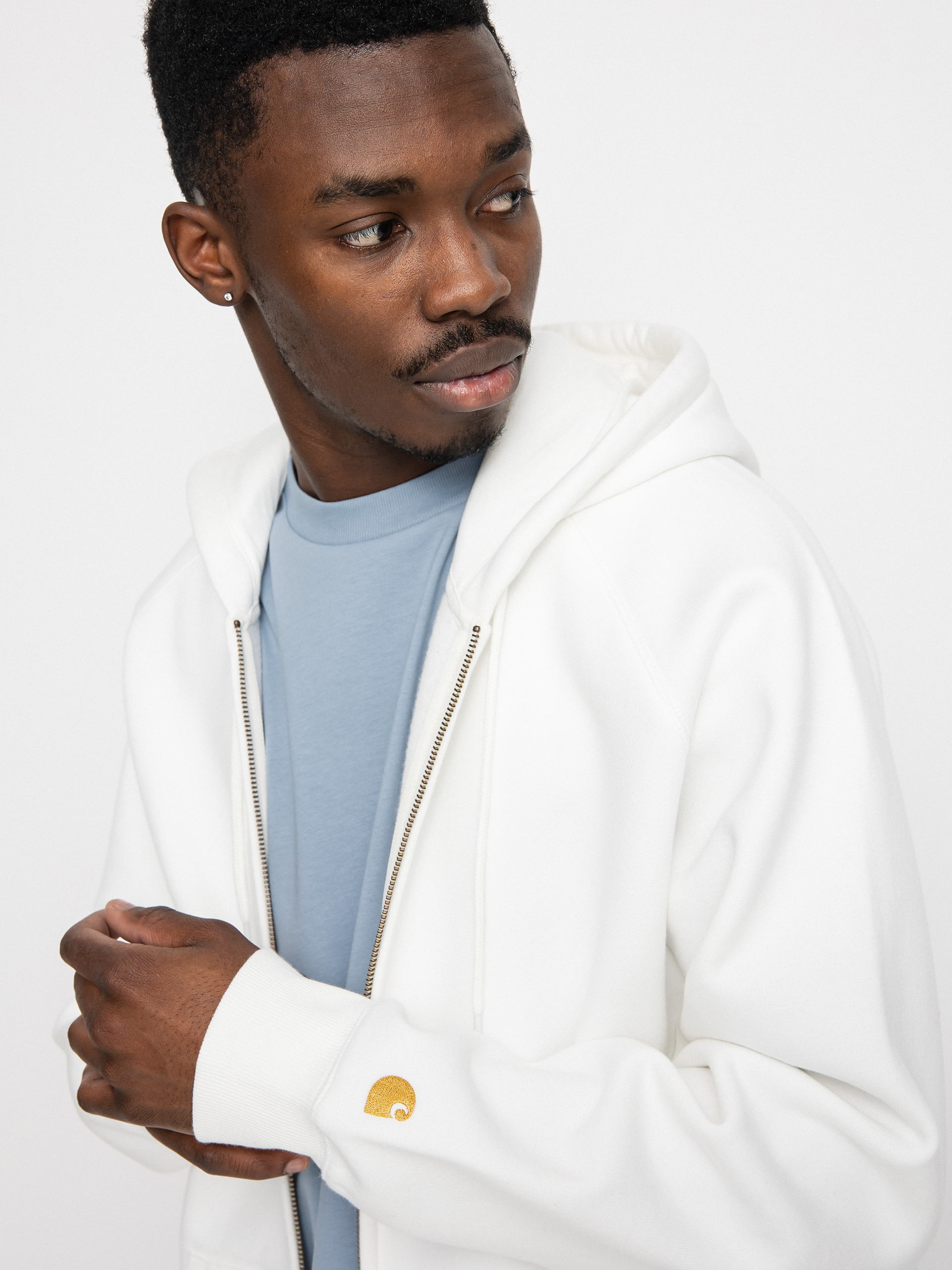 Bluza z kapturem Carhartt WIP Hooded Chase Jacket (wax/gold)