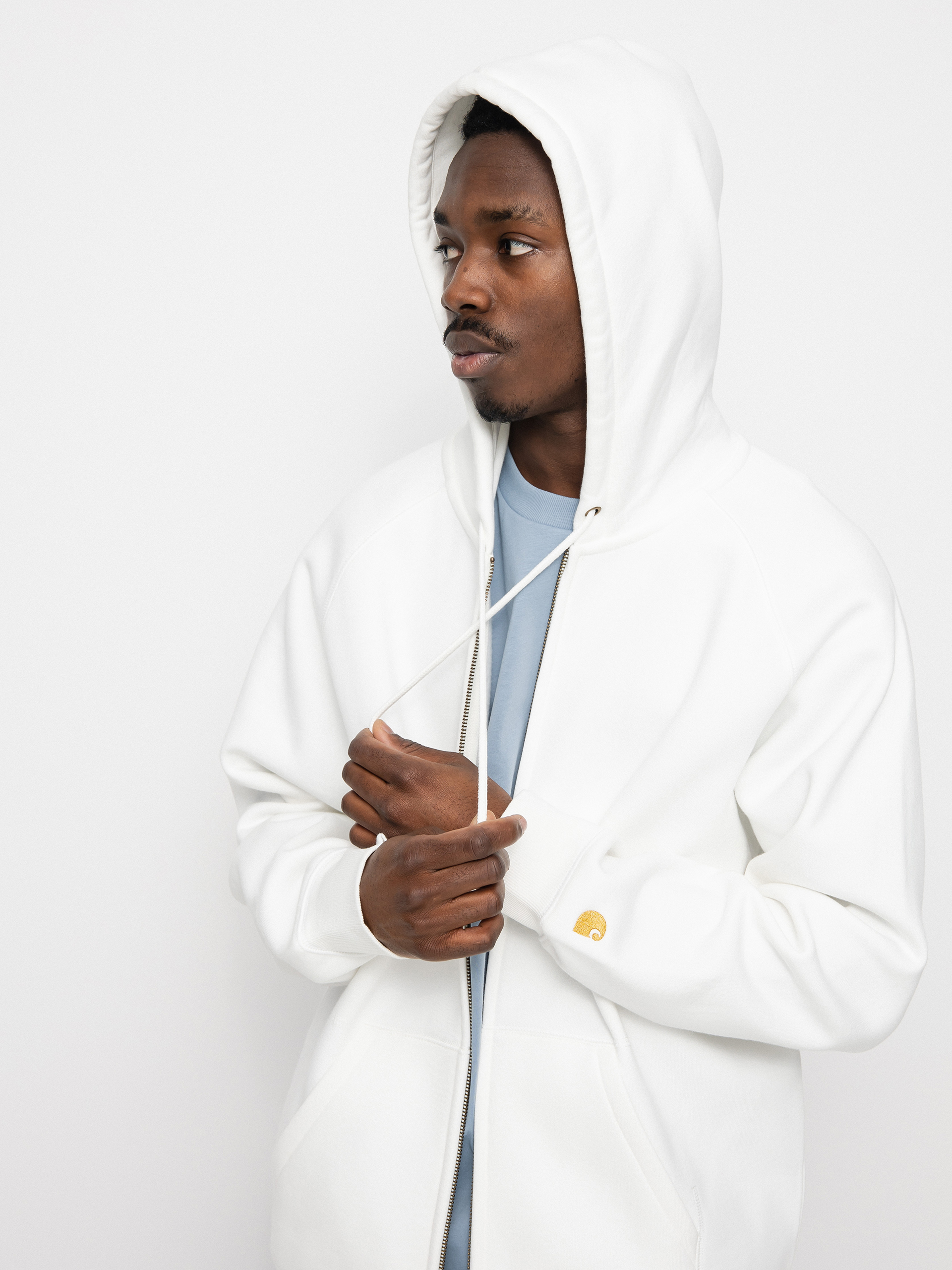 Bluza z kapturem Carhartt WIP Hooded Chase Jacket (wax/gold)