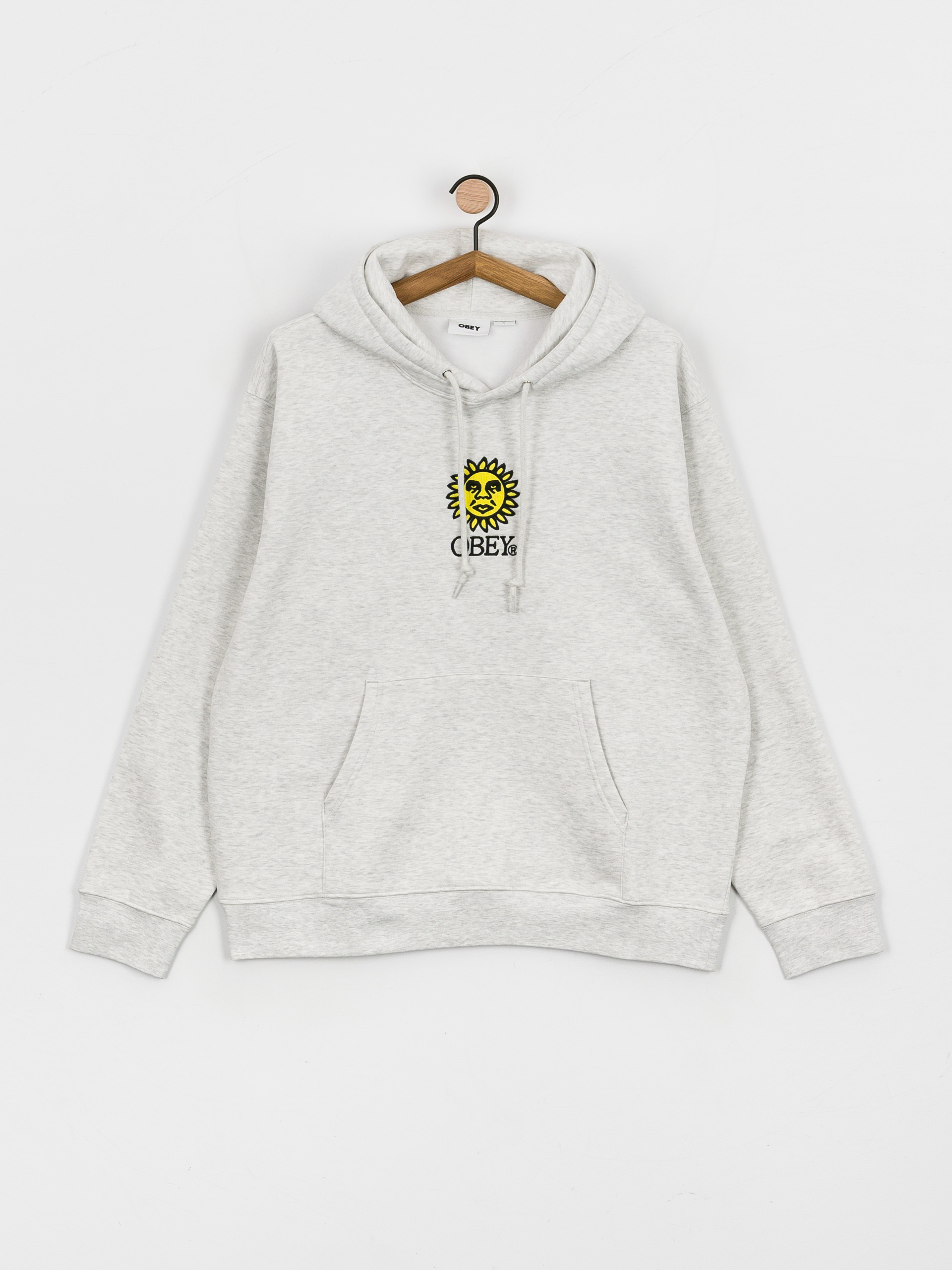 Bluza z kapturem OBEY Sunshine HD (ash grey)