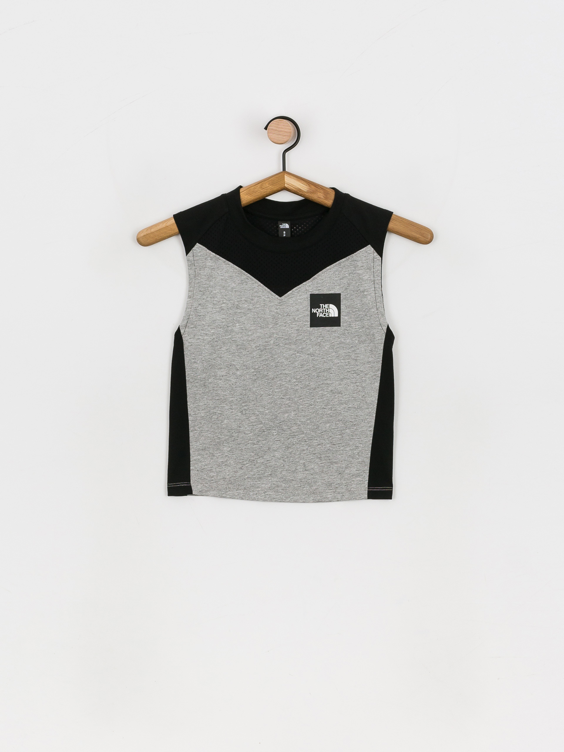 Koszulka The North Face Cropped Fitted Wmn (tnf light grey heather)