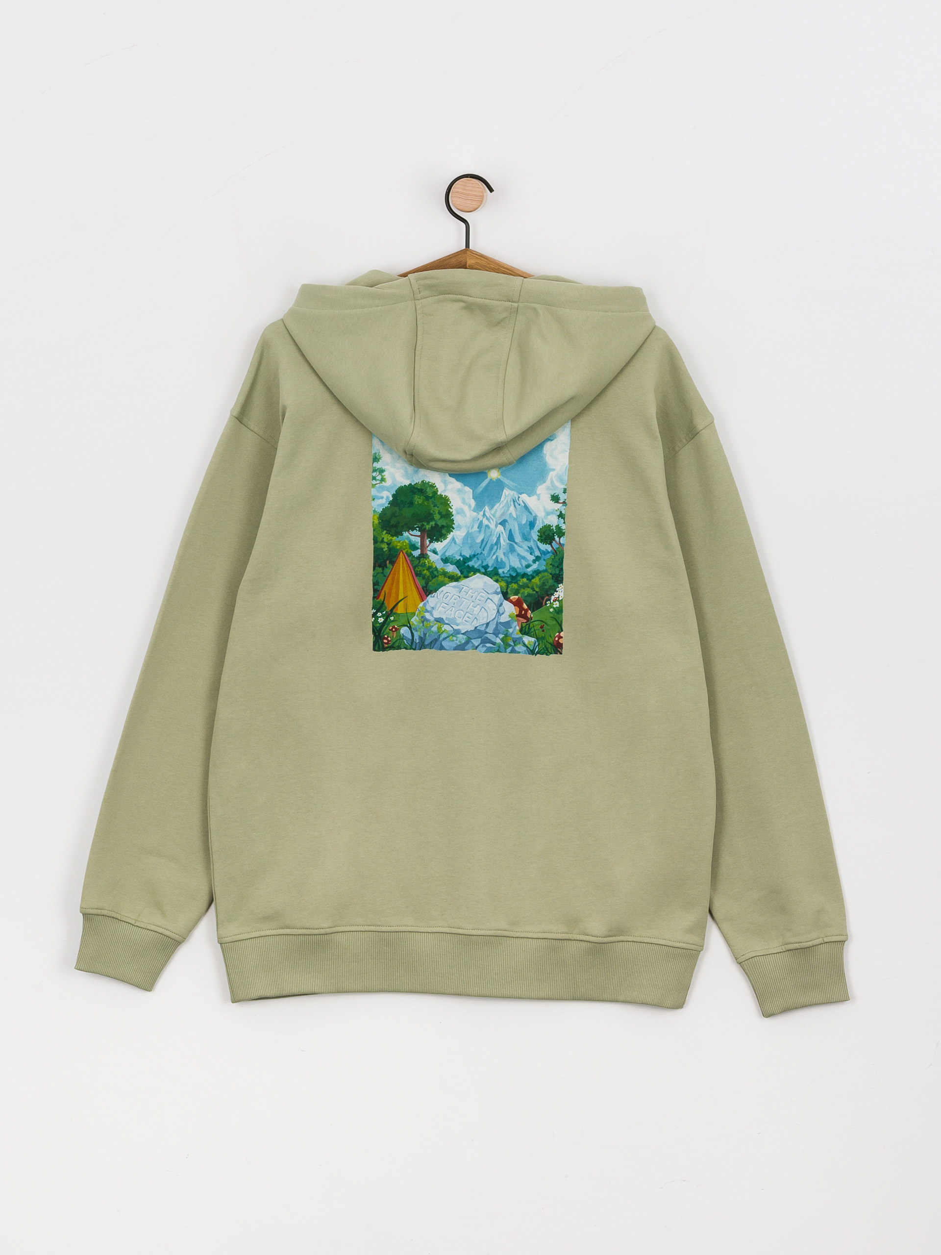 Bluza z kapturem The North Face Heritage Graphic HD (tea green)