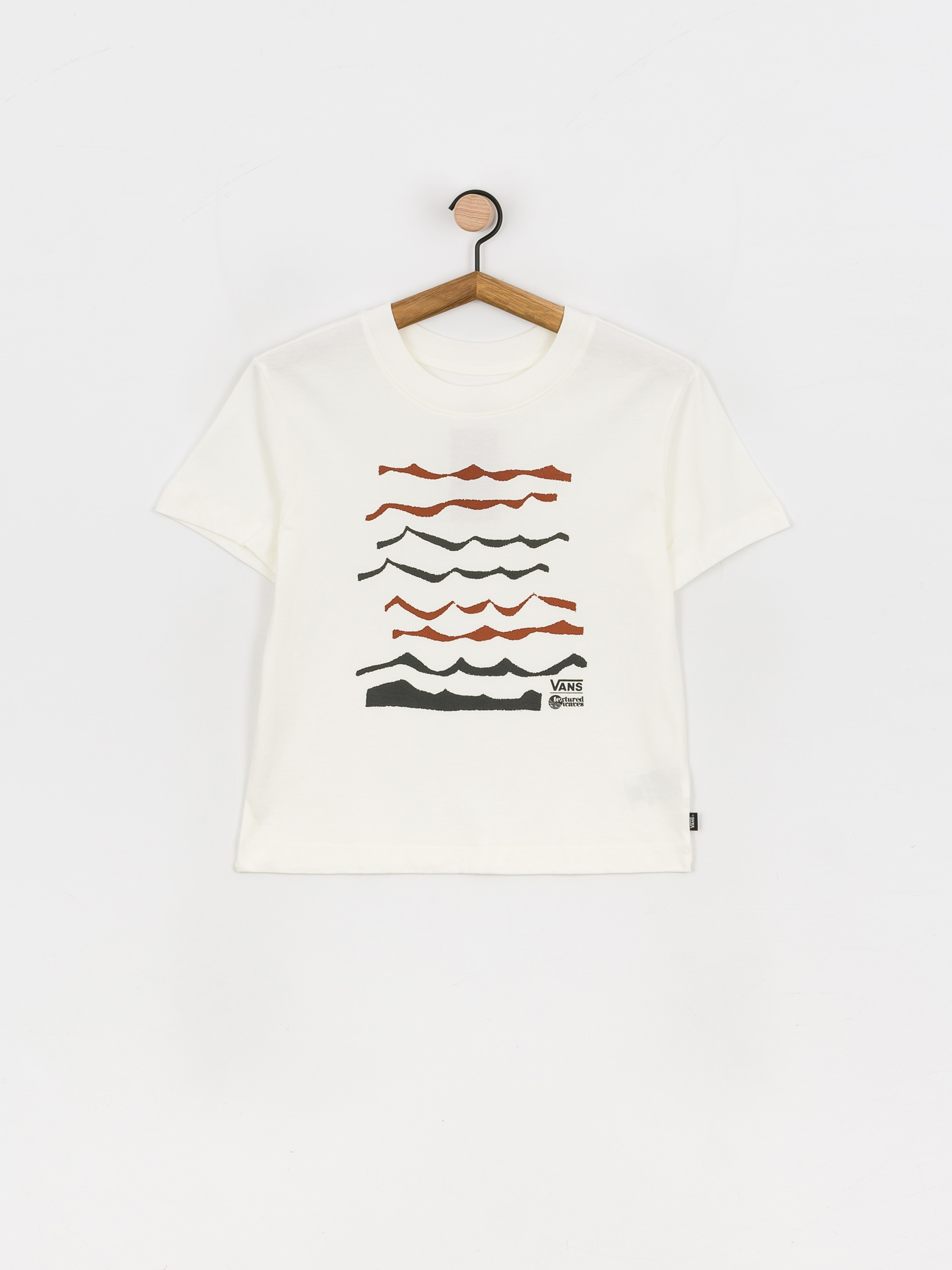 T-shirt Vans Textured Waves Boxy Wmn (marshmallow)