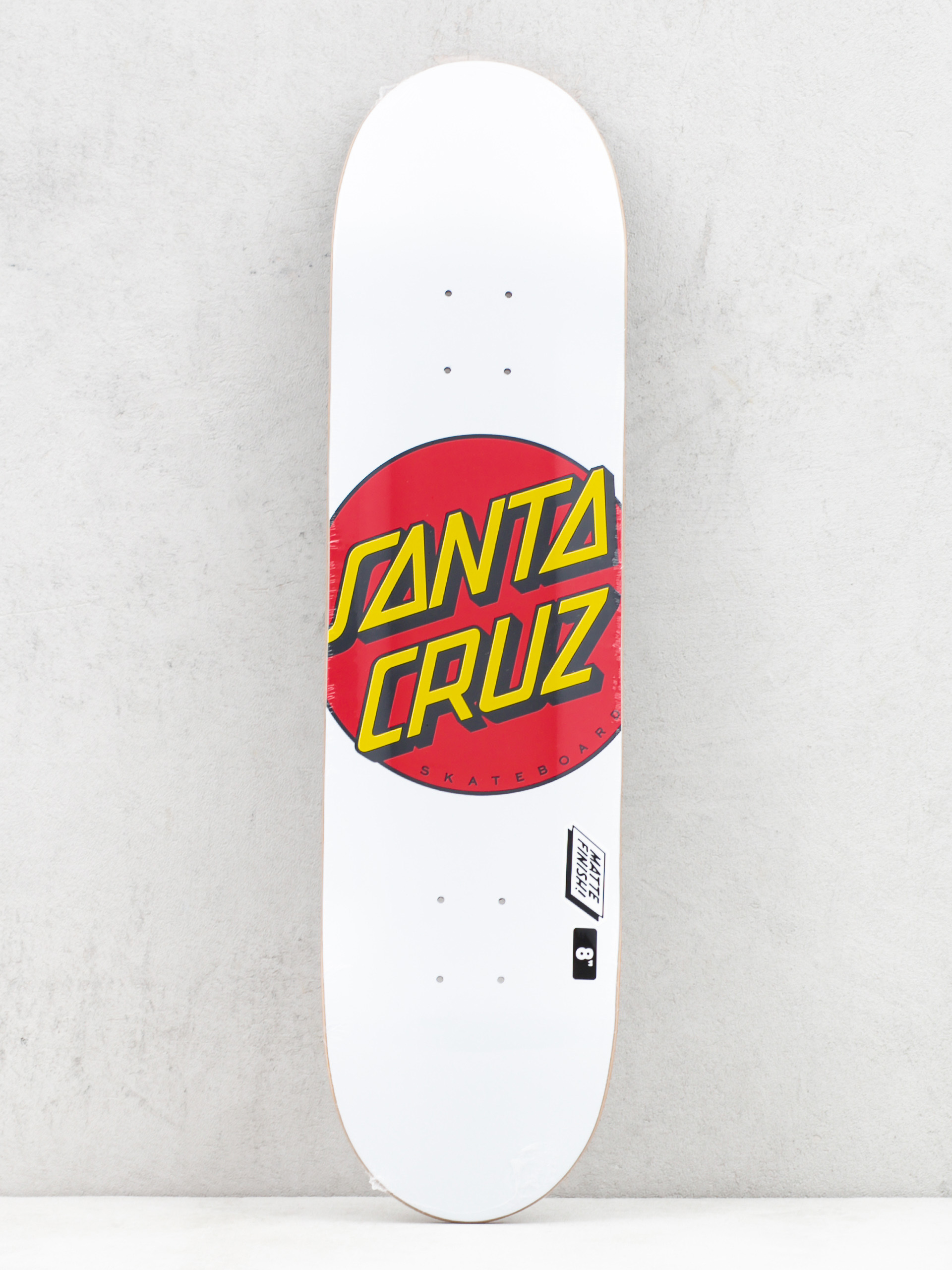 Deck Santa Cruz Classic Dot (white/red)