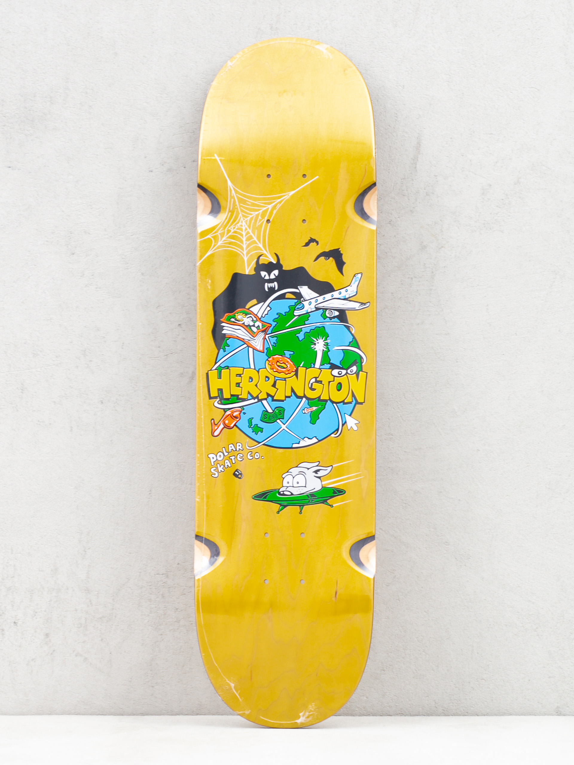 Deck Polar Skate Aaron Herrington Planet Herrington Wheel Wells (yellow)