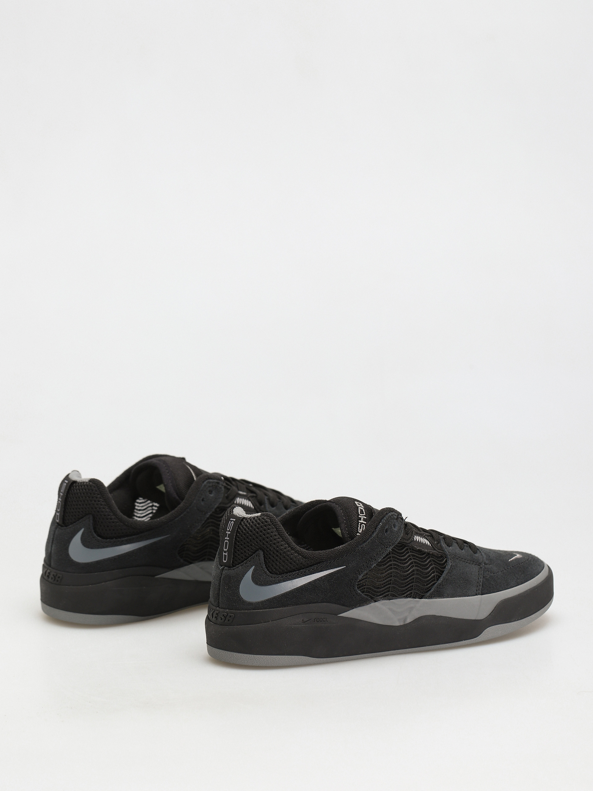 Buty Nike SB Ishod - czarny (black/smoke grey black citron tint)