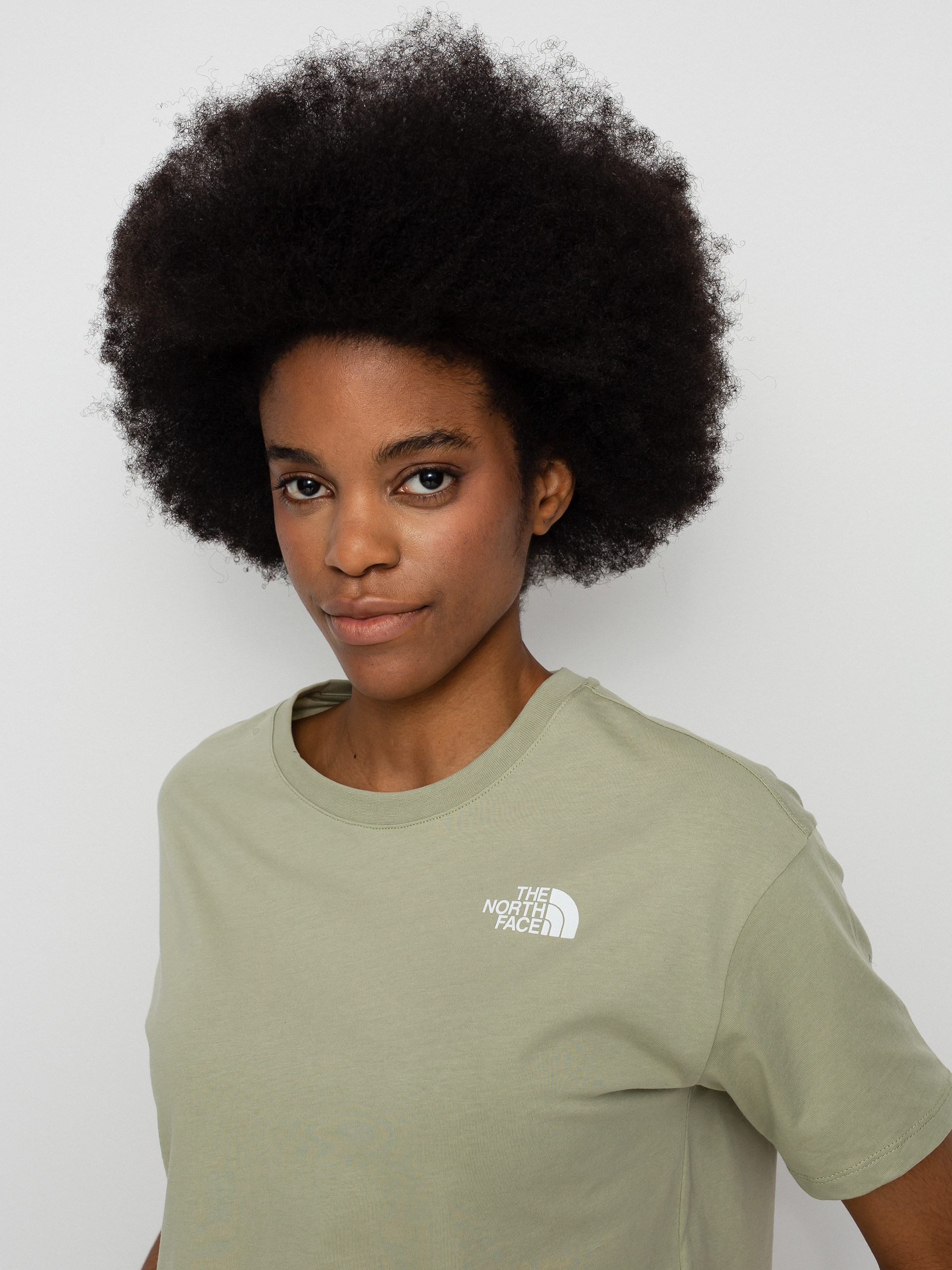 T-shirt The North Face Cropped Simple Dome Wmn (tea green)
