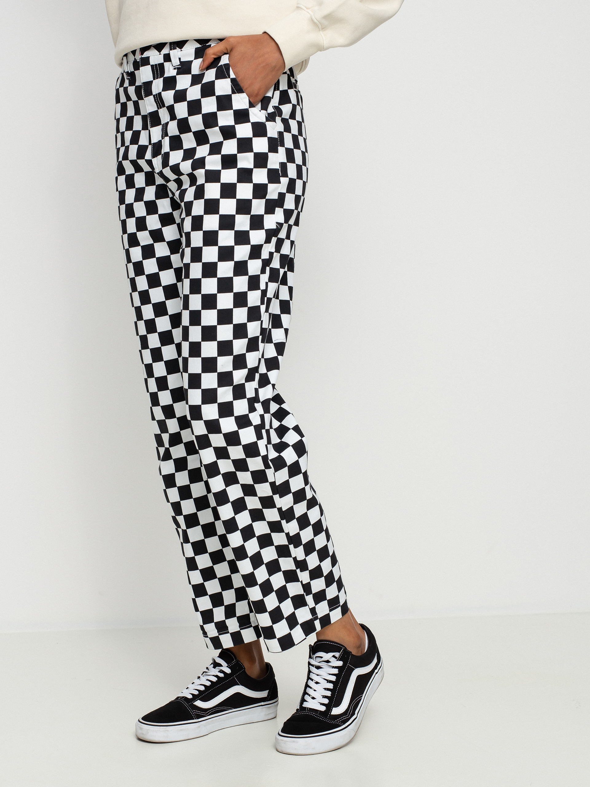 Spodnie Vans Authentic Chino Wmn (checkerboard)
