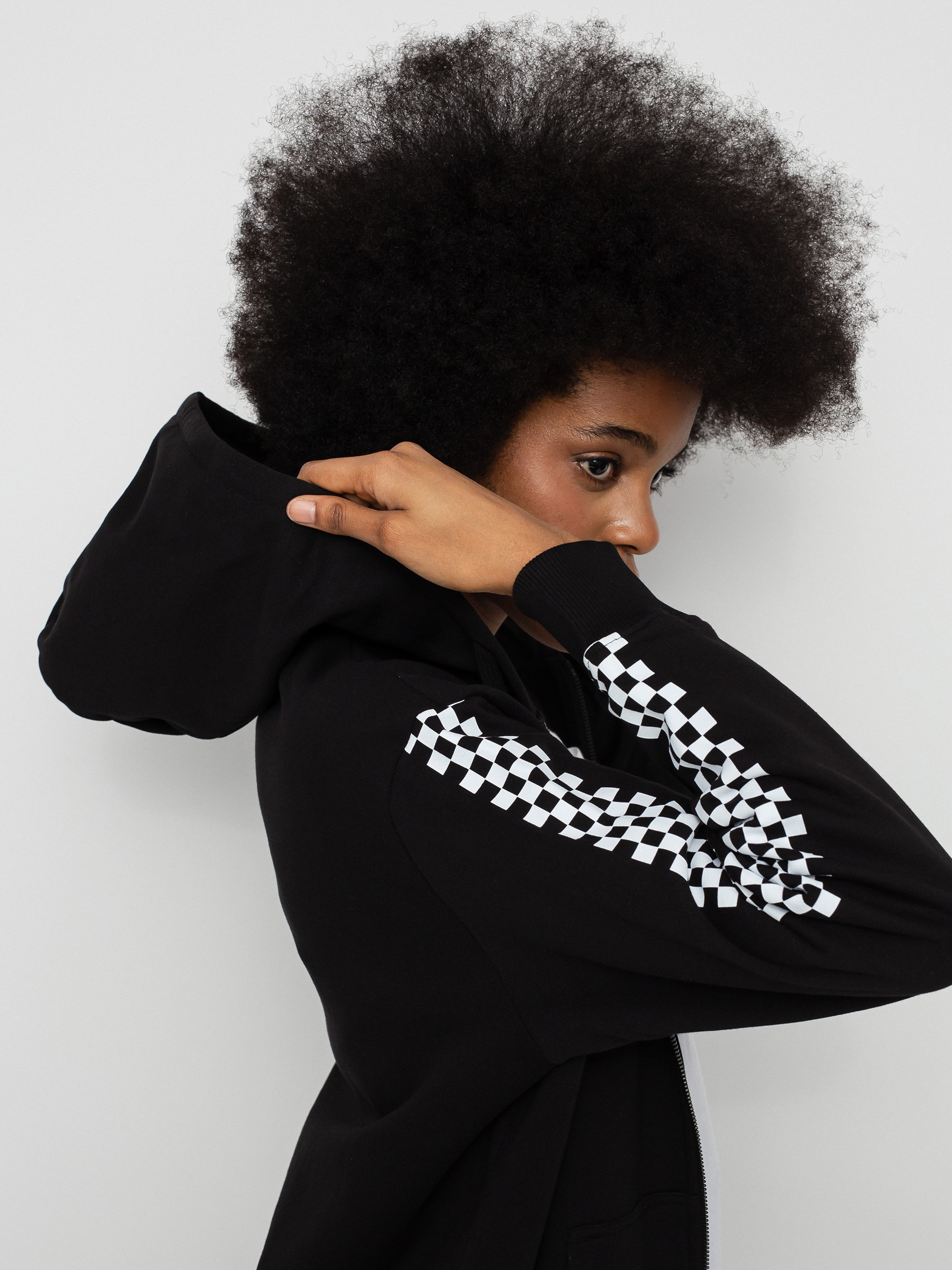 Bluza z kapturem Vans Funnier Times Bff ZHD Wmn (black)