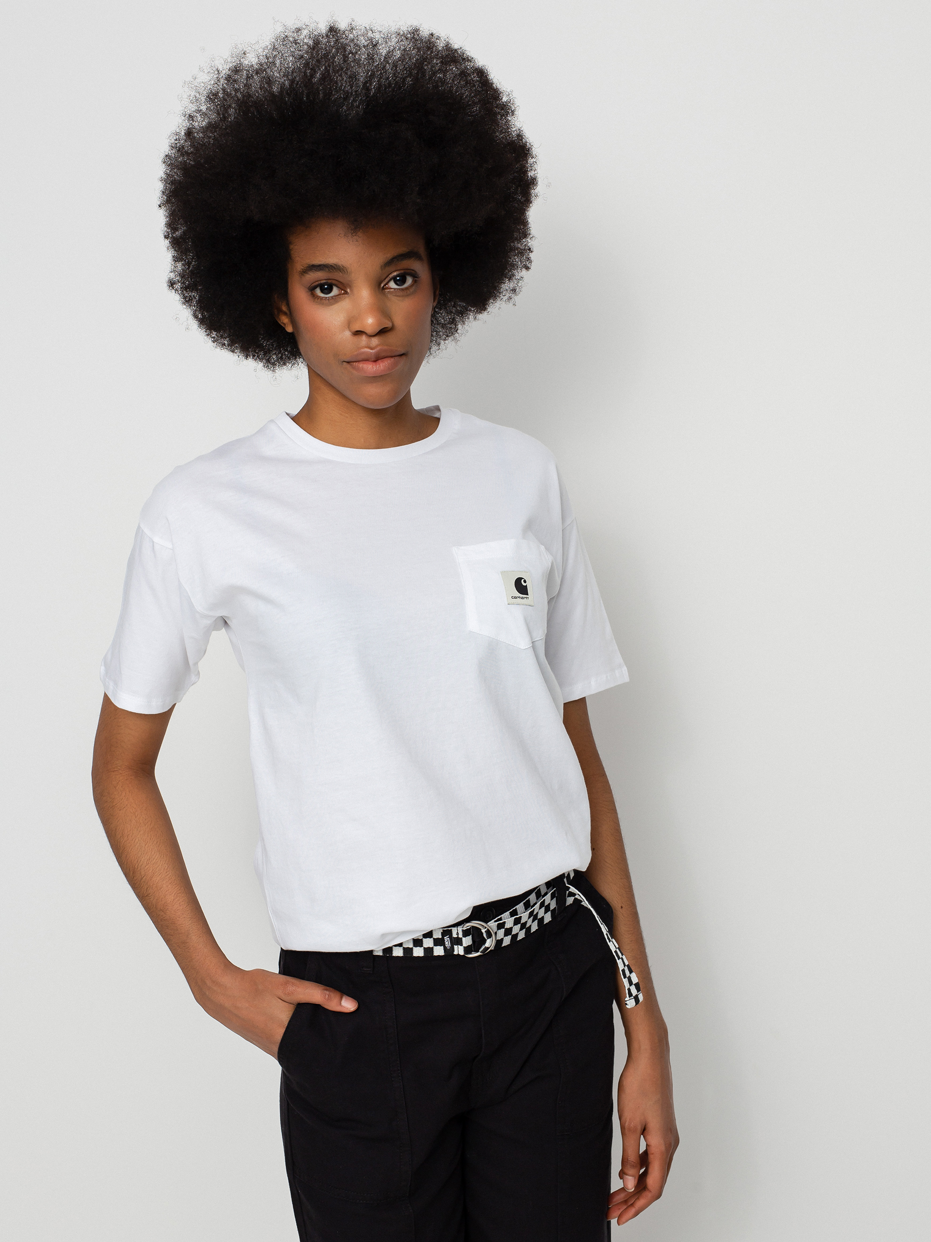T-shirt Carhartt WIP Pocket Wmn (white)