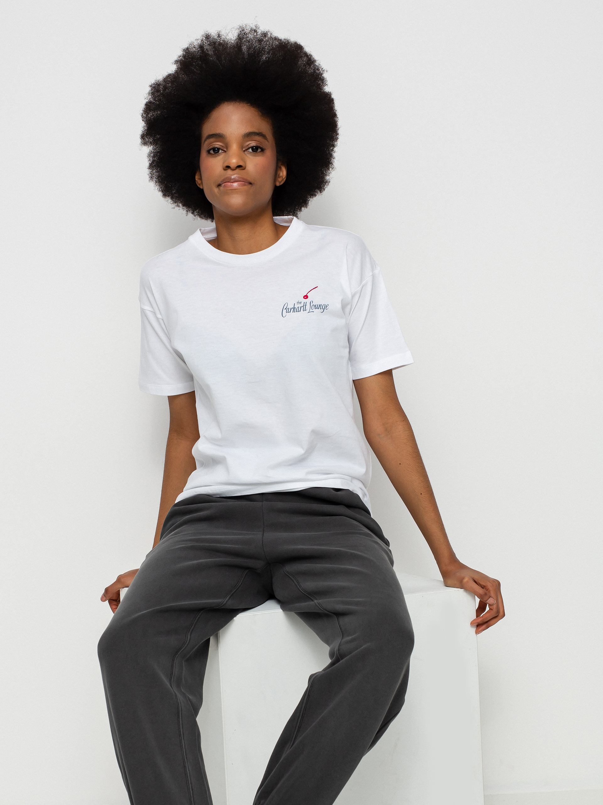 T-shirt Carhartt WIP Carhartt Lounge Wmn (white)