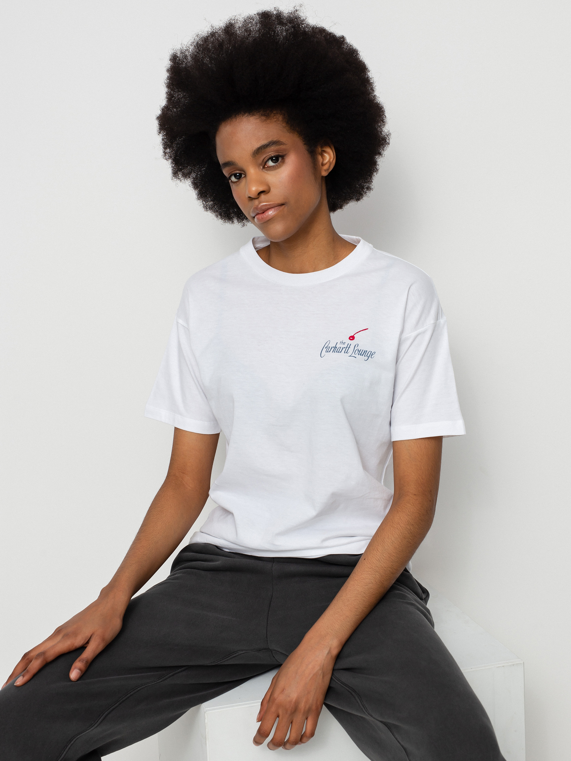 T-shirt Carhartt WIP Carhartt Lounge Wmn (white)
