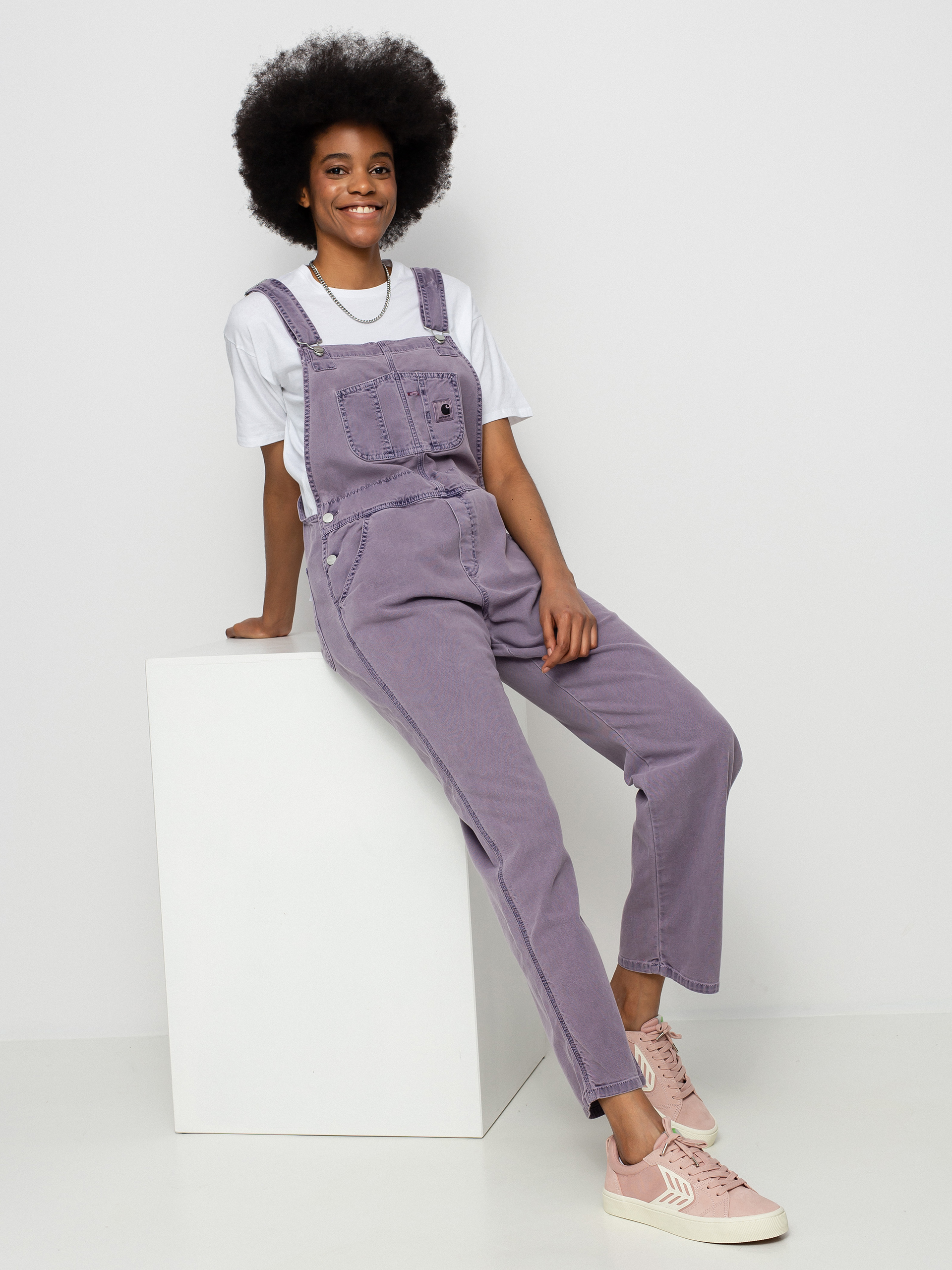 Spodnie Carhartt WIP Bib Overall Wmn (razzmic)