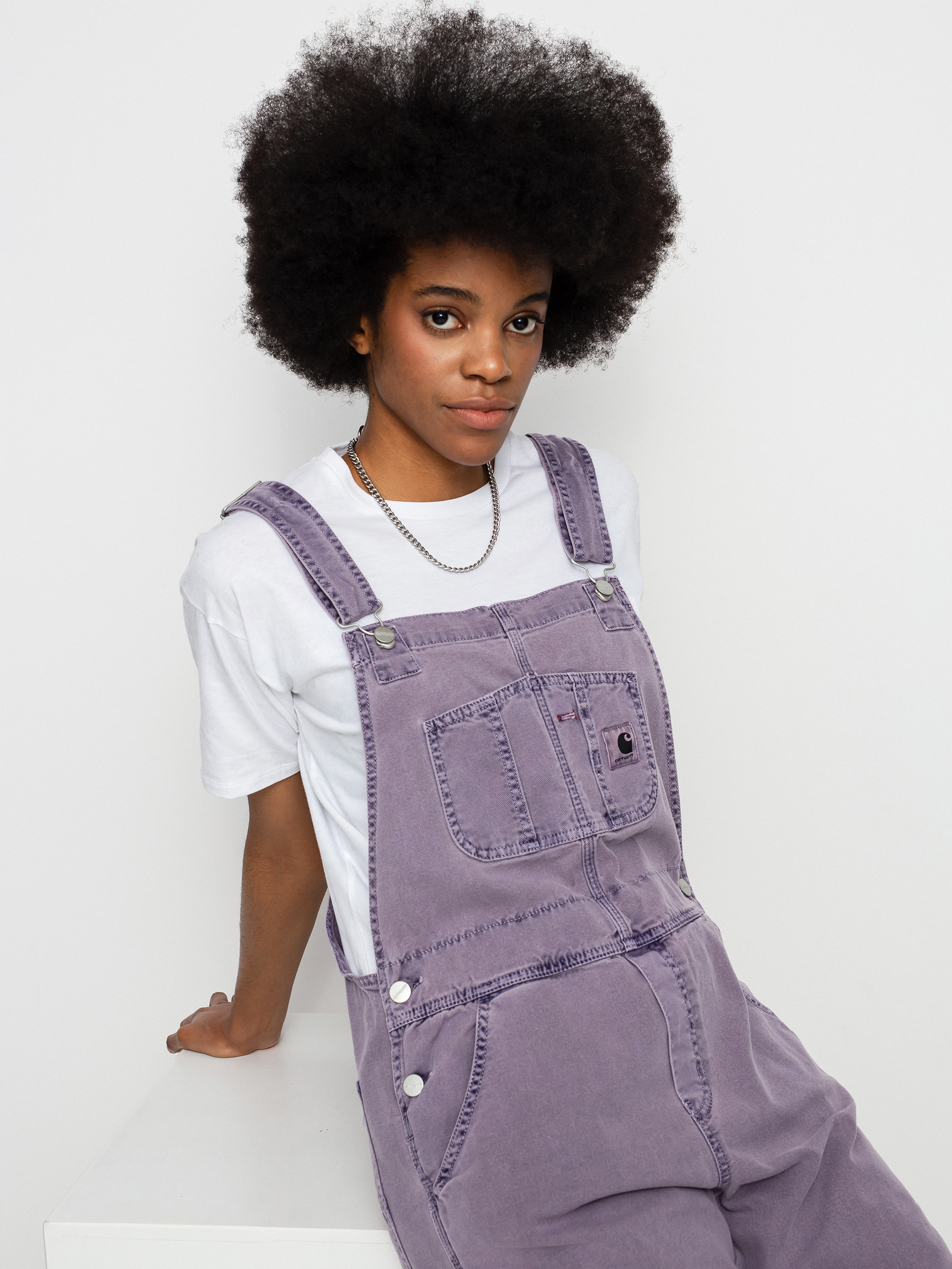 Spodnie Carhartt WIP Bib Overall Wmn (razzmic)