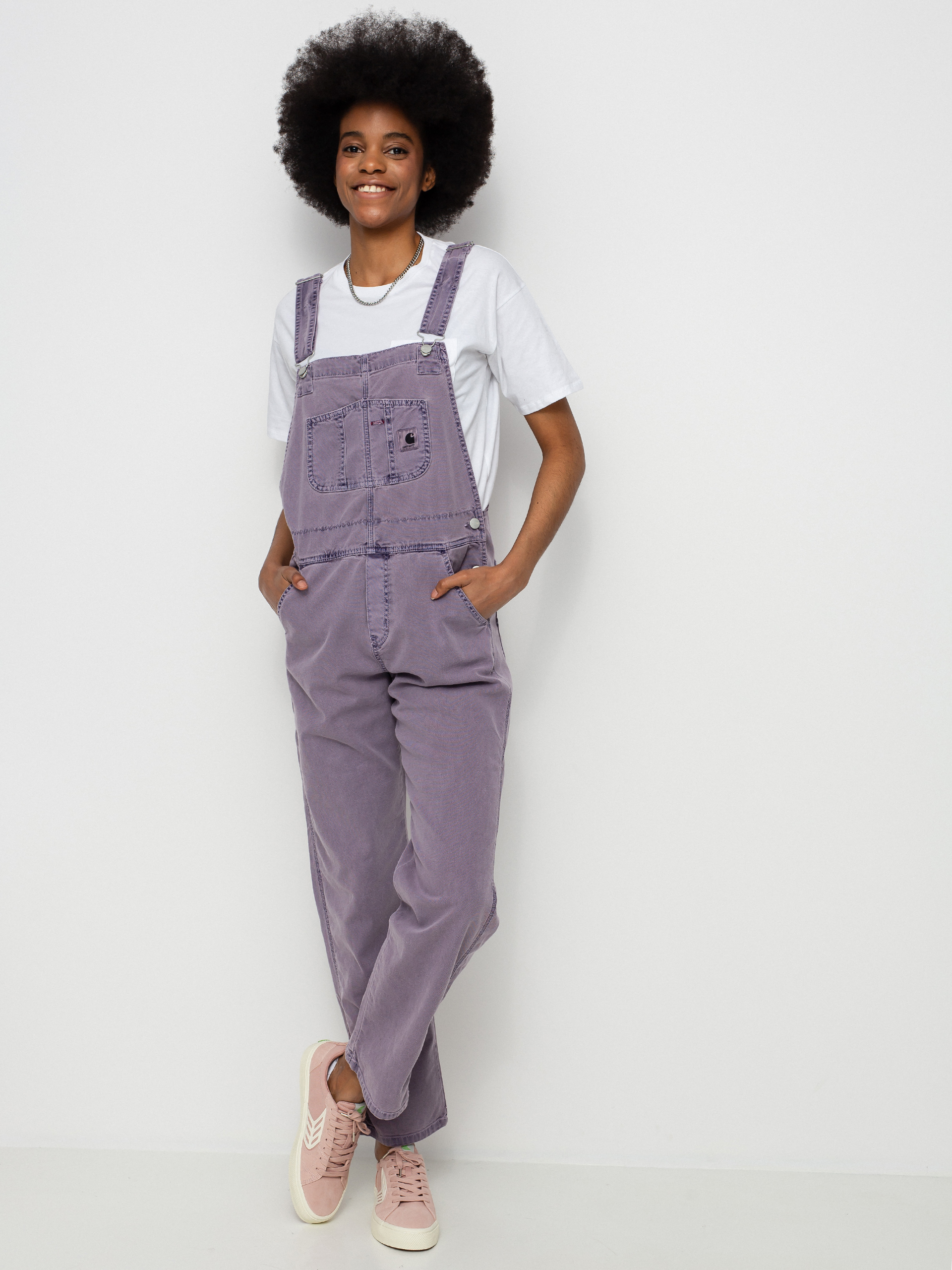 Spodnie Carhartt WIP Bib Overall Wmn (razzmic)
