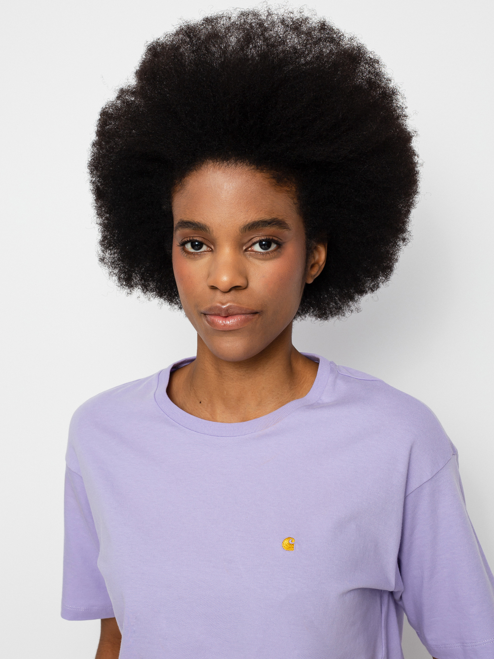 T-shirt Carhartt WIP Chase Wmn (soft lavender/gold)