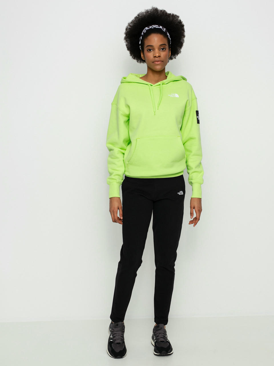 Bluza z kapturem The North Face Galahm Graphic HD Wmn (sharp green)