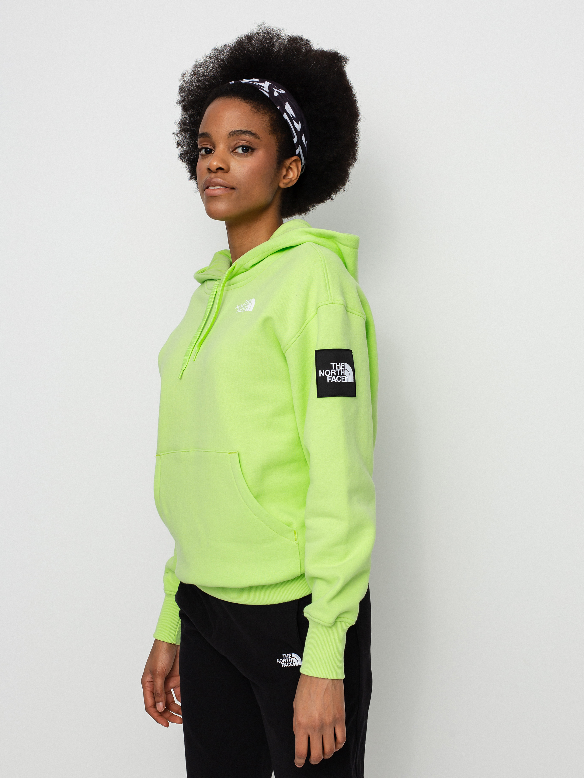 Bluza z kapturem The North Face Galahm Graphic HD Wmn (sharp green)