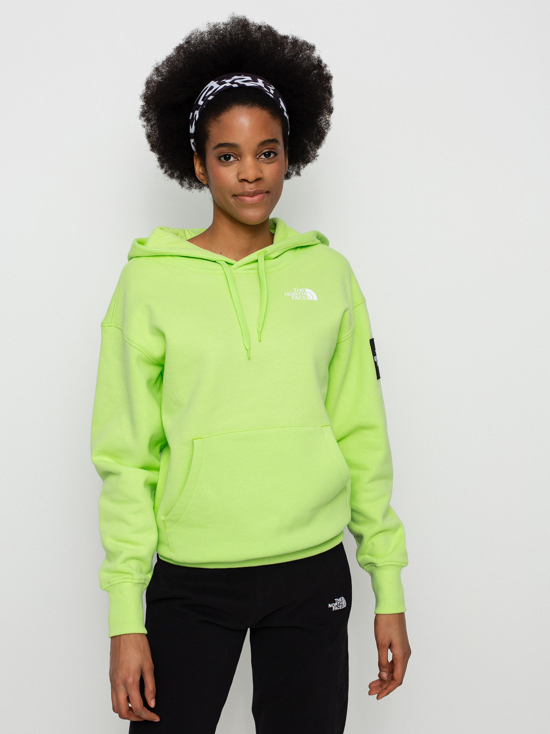 Bluza z kapturem The North Face Galahm Graphic HD Wmn (sharp green)