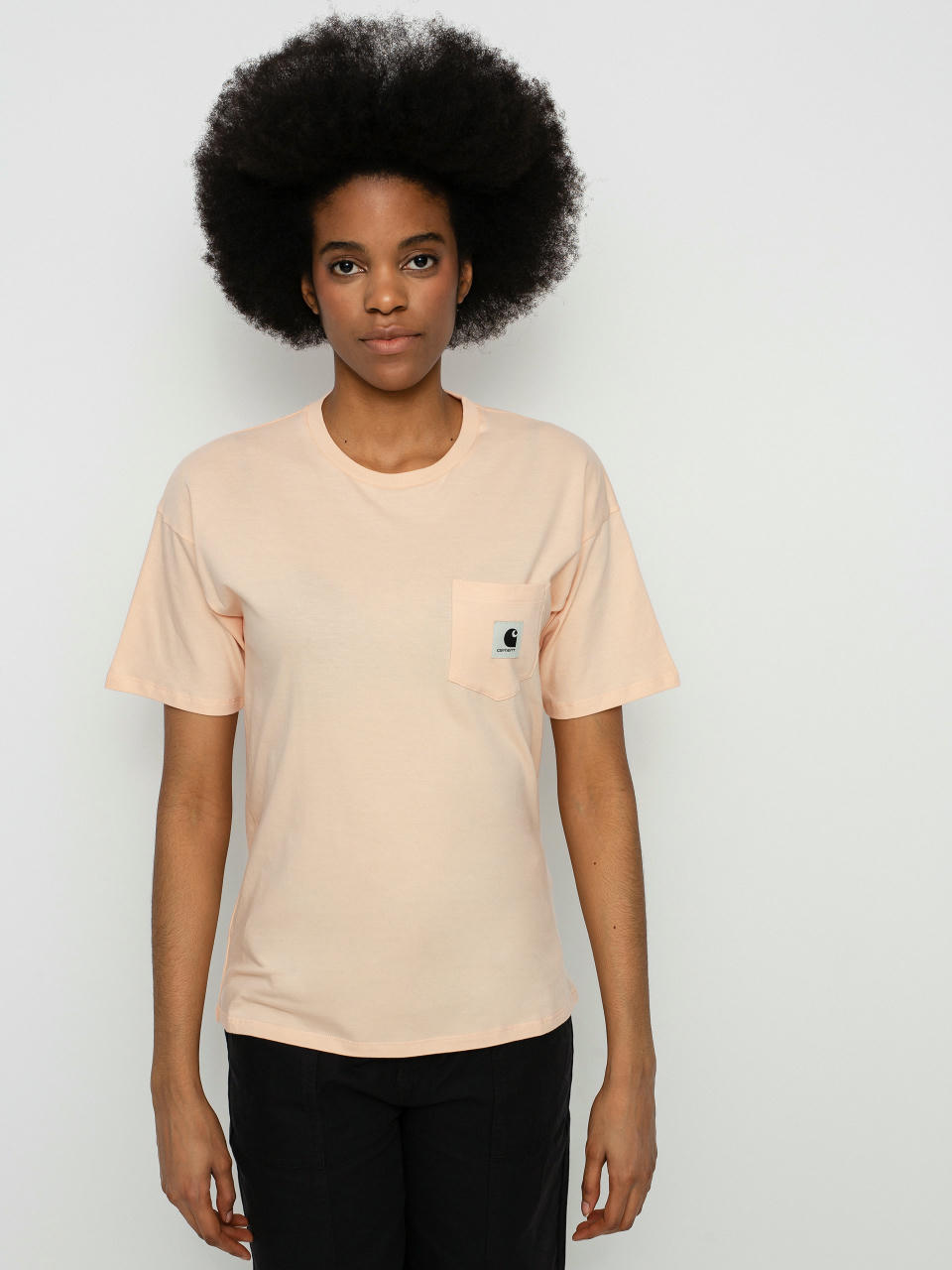 T-shirt Carhartt WIP Pocket Wmn (grapefruit)