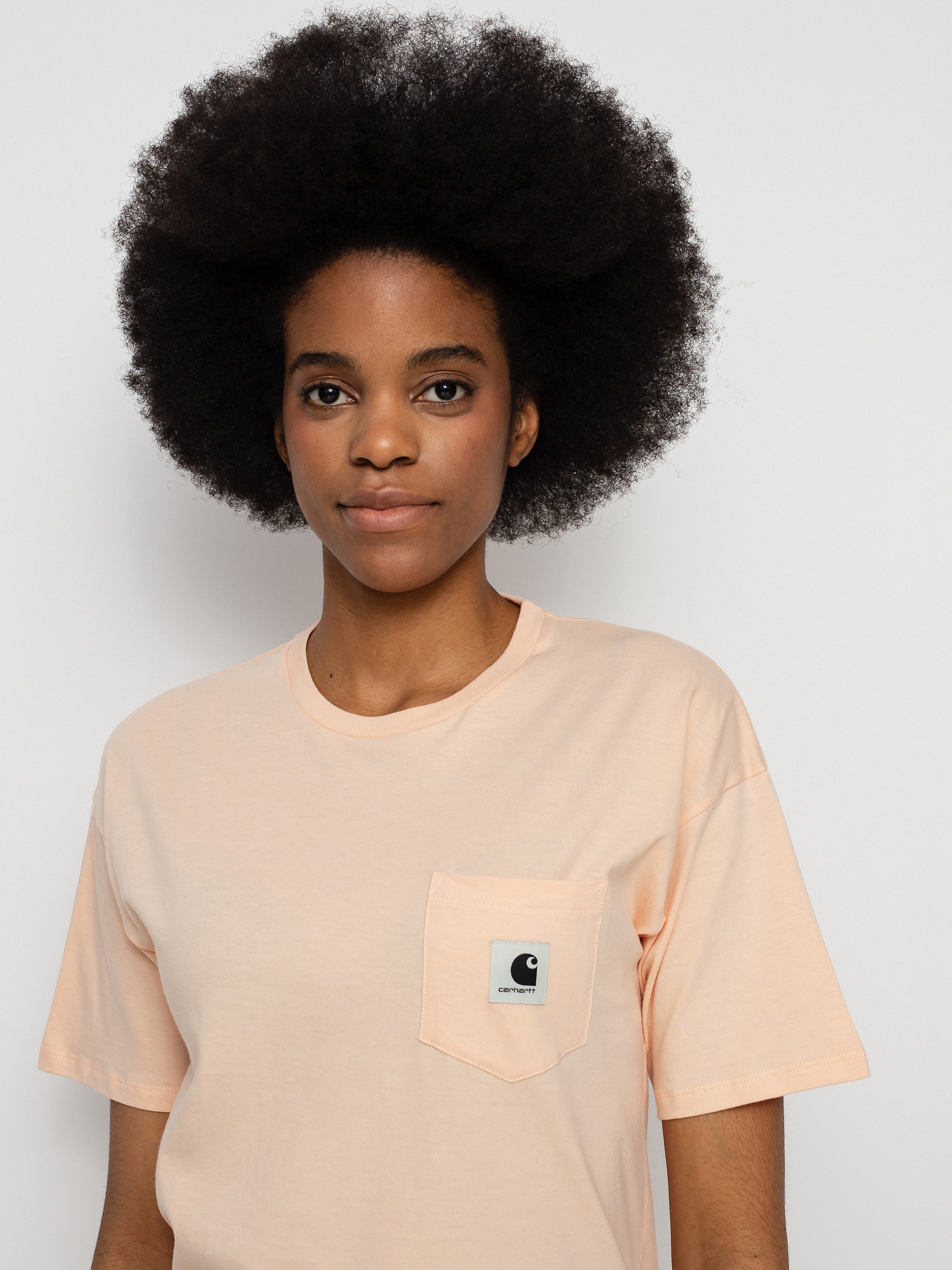 T-shirt Carhartt WIP Pocket Wmn (grapefruit)