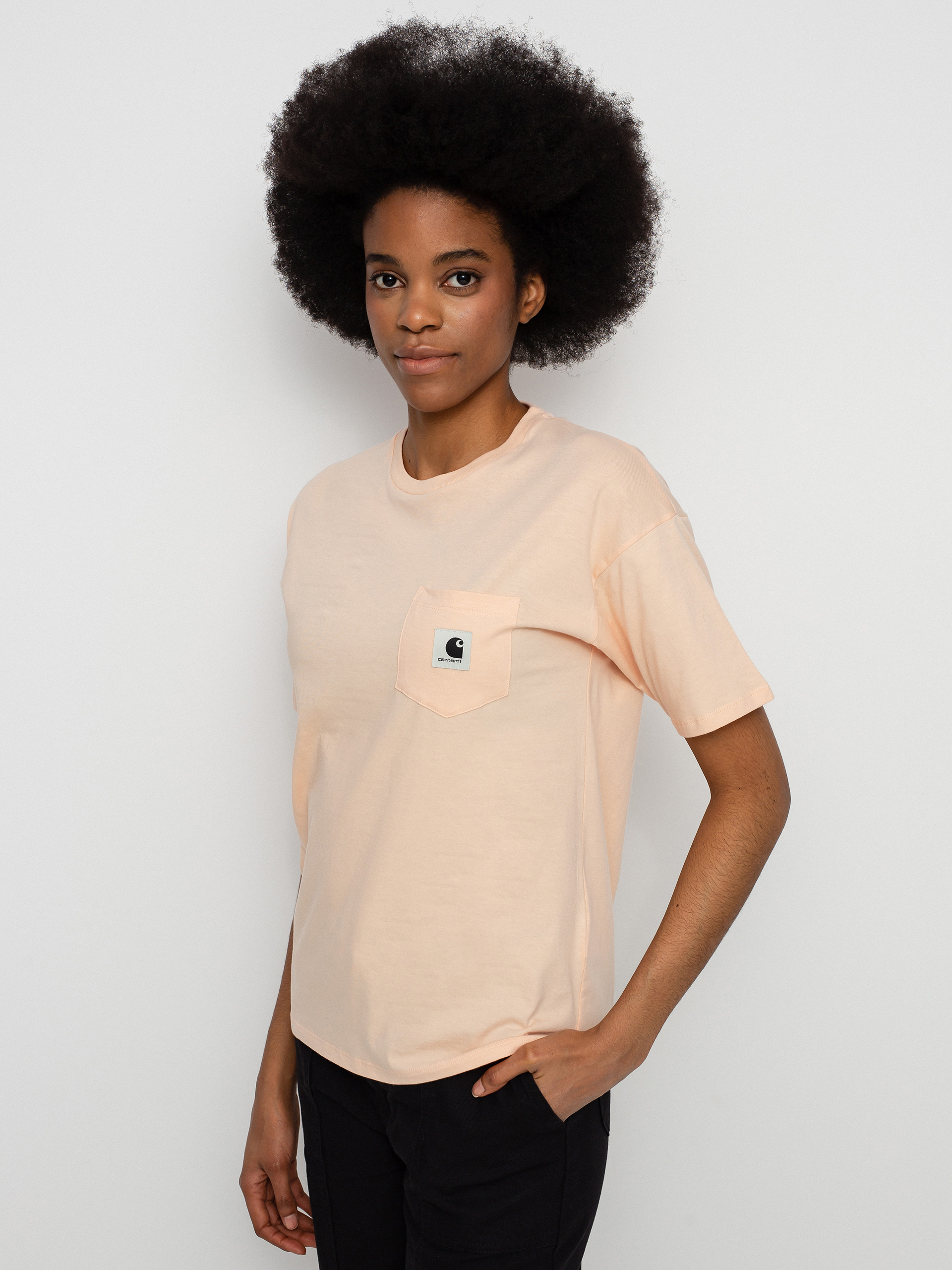 T-shirt Carhartt WIP Pocket Wmn (grapefruit)
