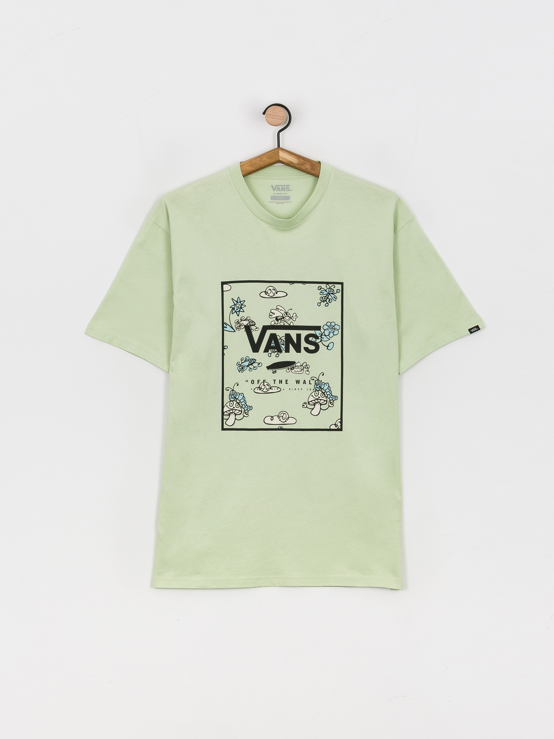 T-shirt Vans Classic Print Box (celadon green)
