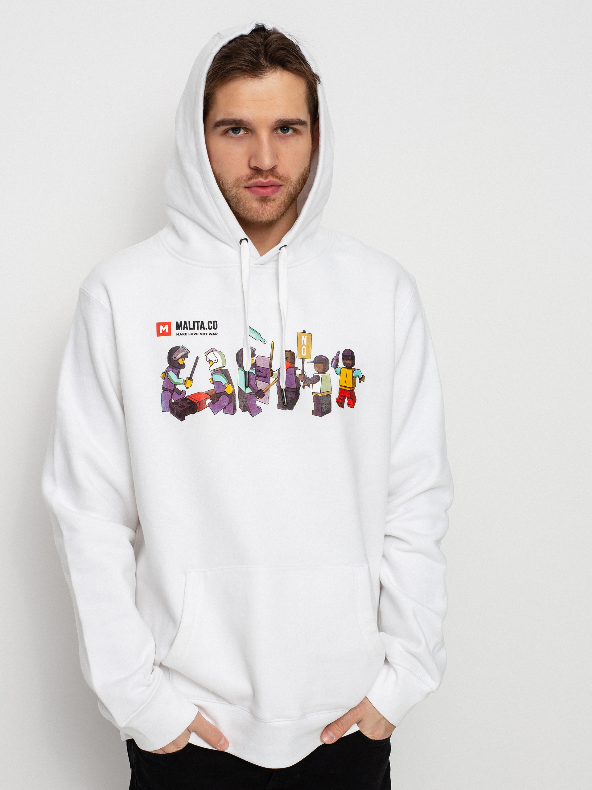 Bluza z kapturem Malita Lego HD (white)