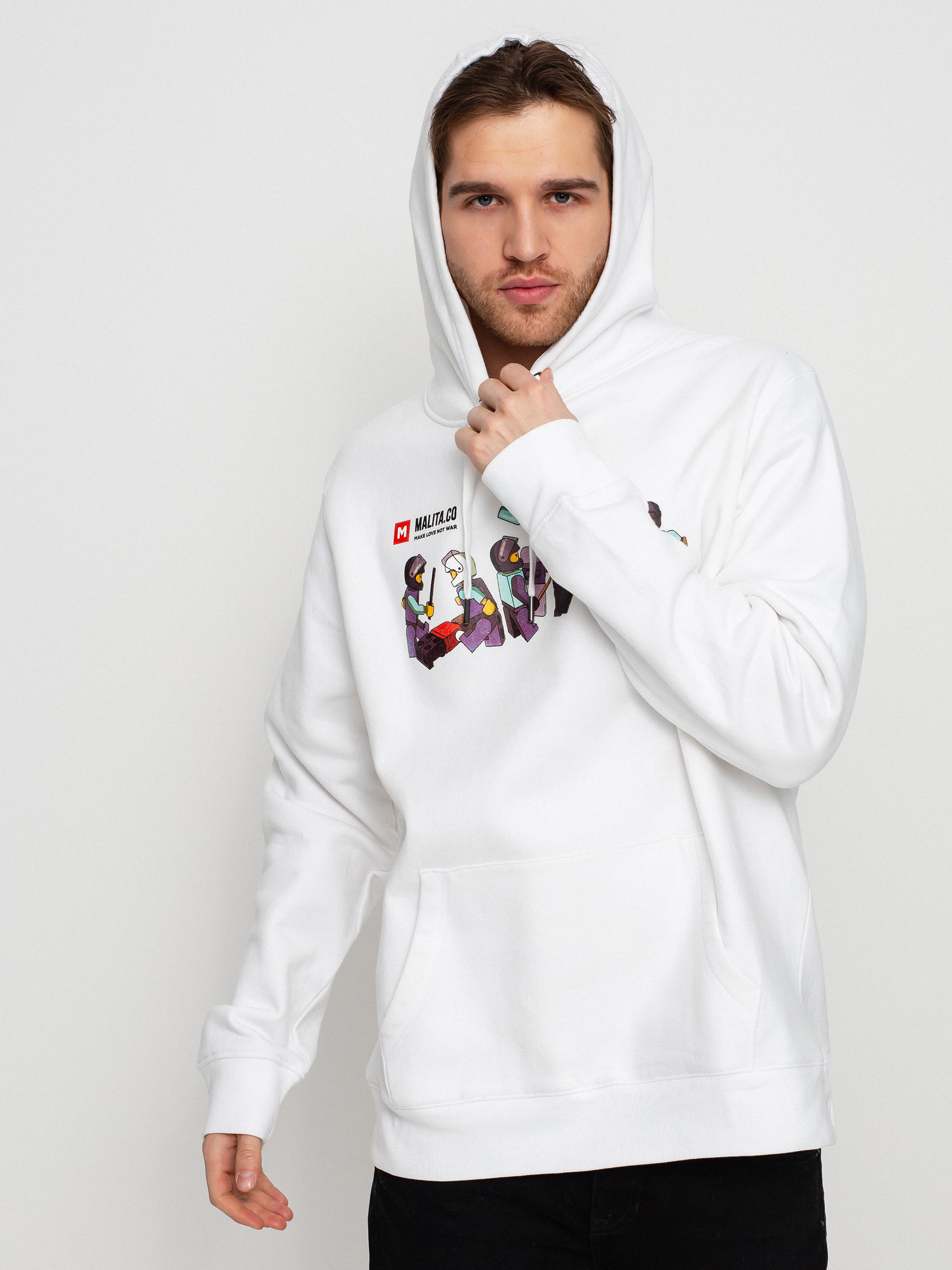 Bluza z kapturem Malita Lego HD (white)